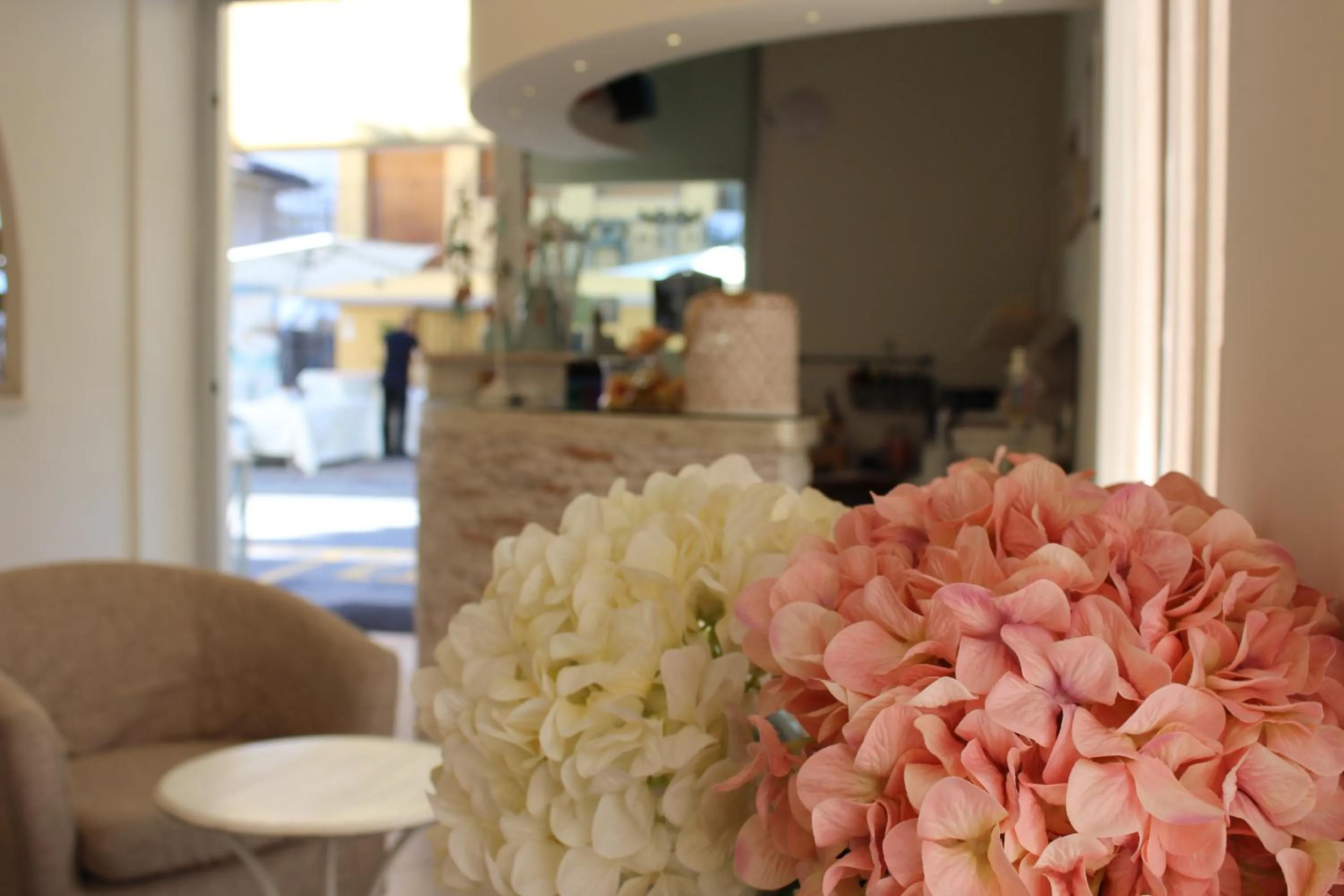 Lobby or reception in Hotel Astra