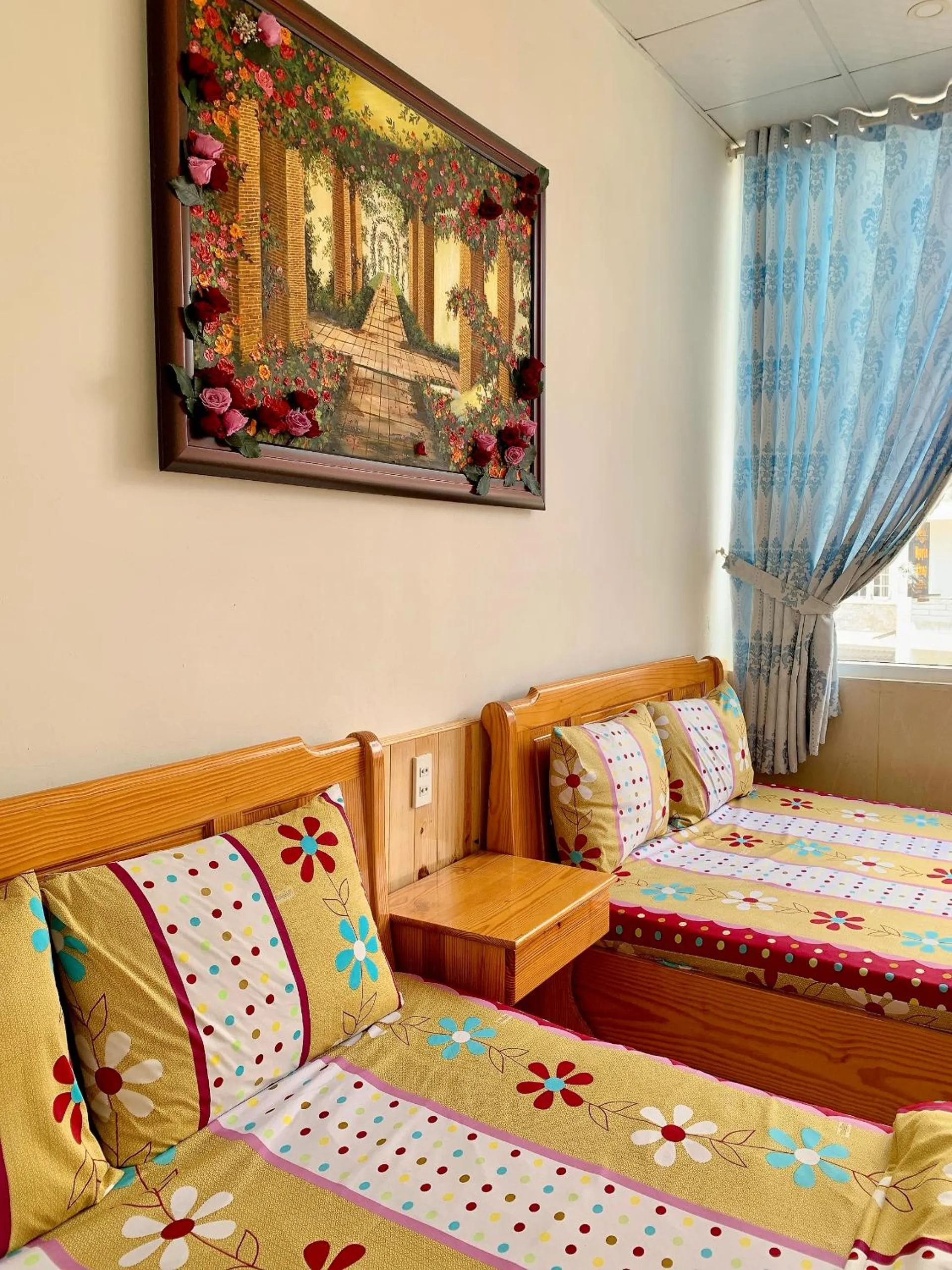 Bed in Hoang Nguyen Hotel