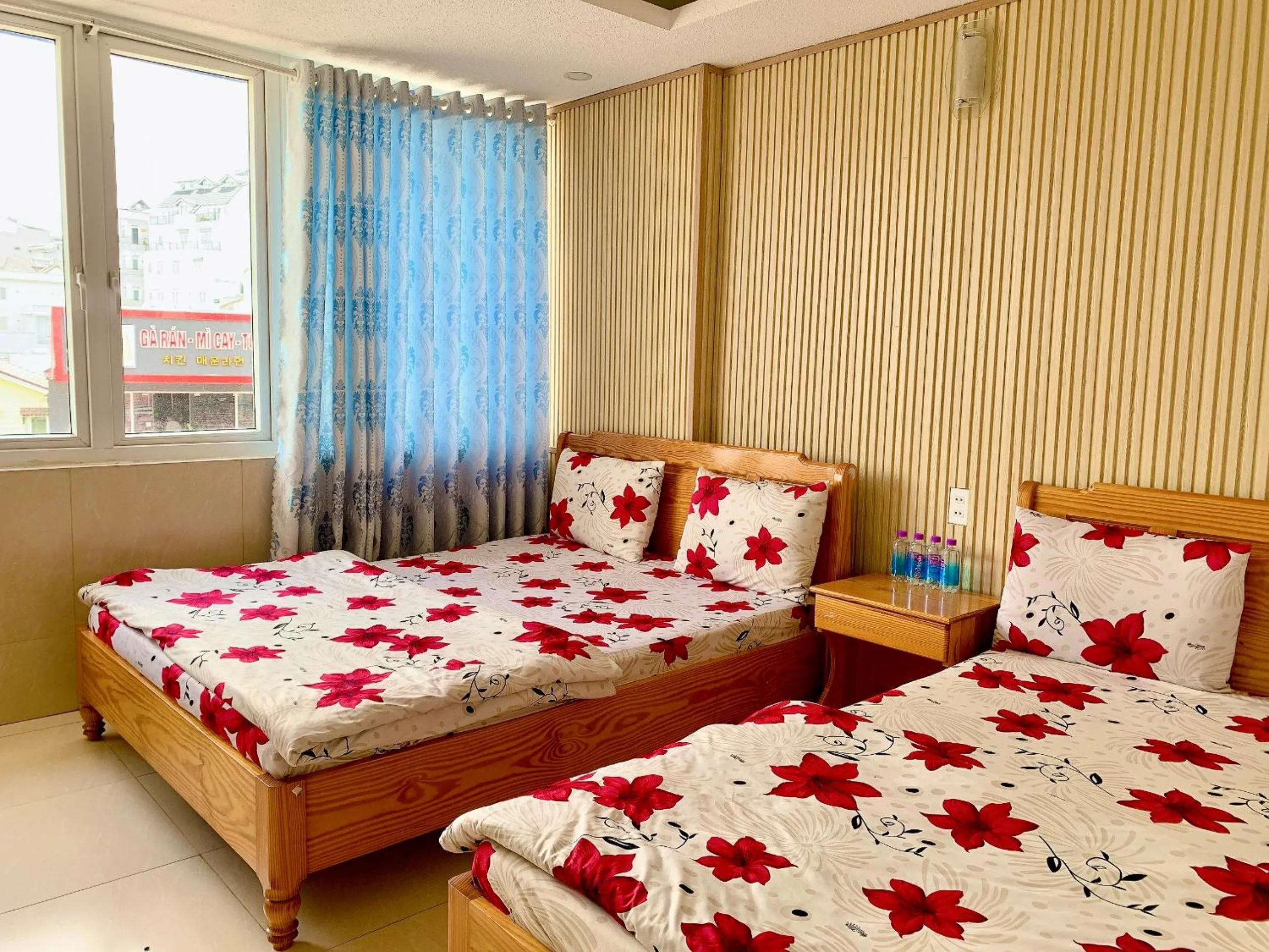 Bed in Hoang Nguyen Hotel