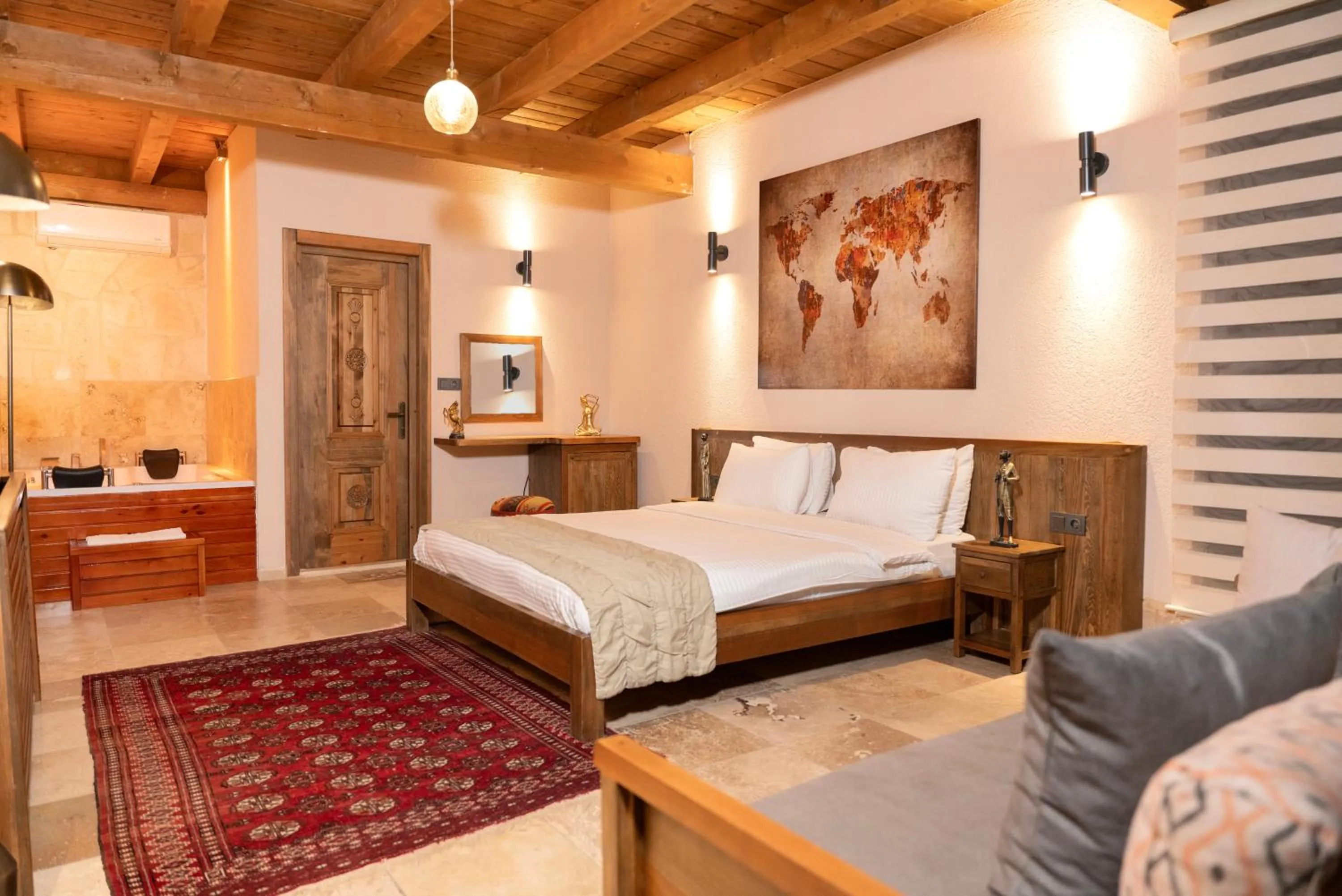 Bed in Cappadocia Alfa Cave Hotel