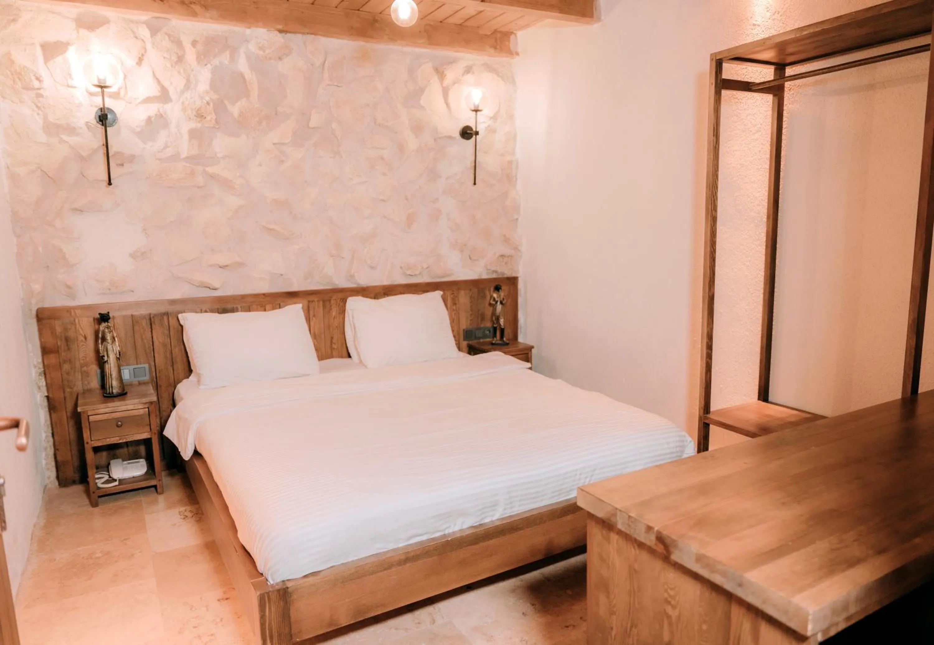 Bed in Cappadocia Alfa Cave Hotel