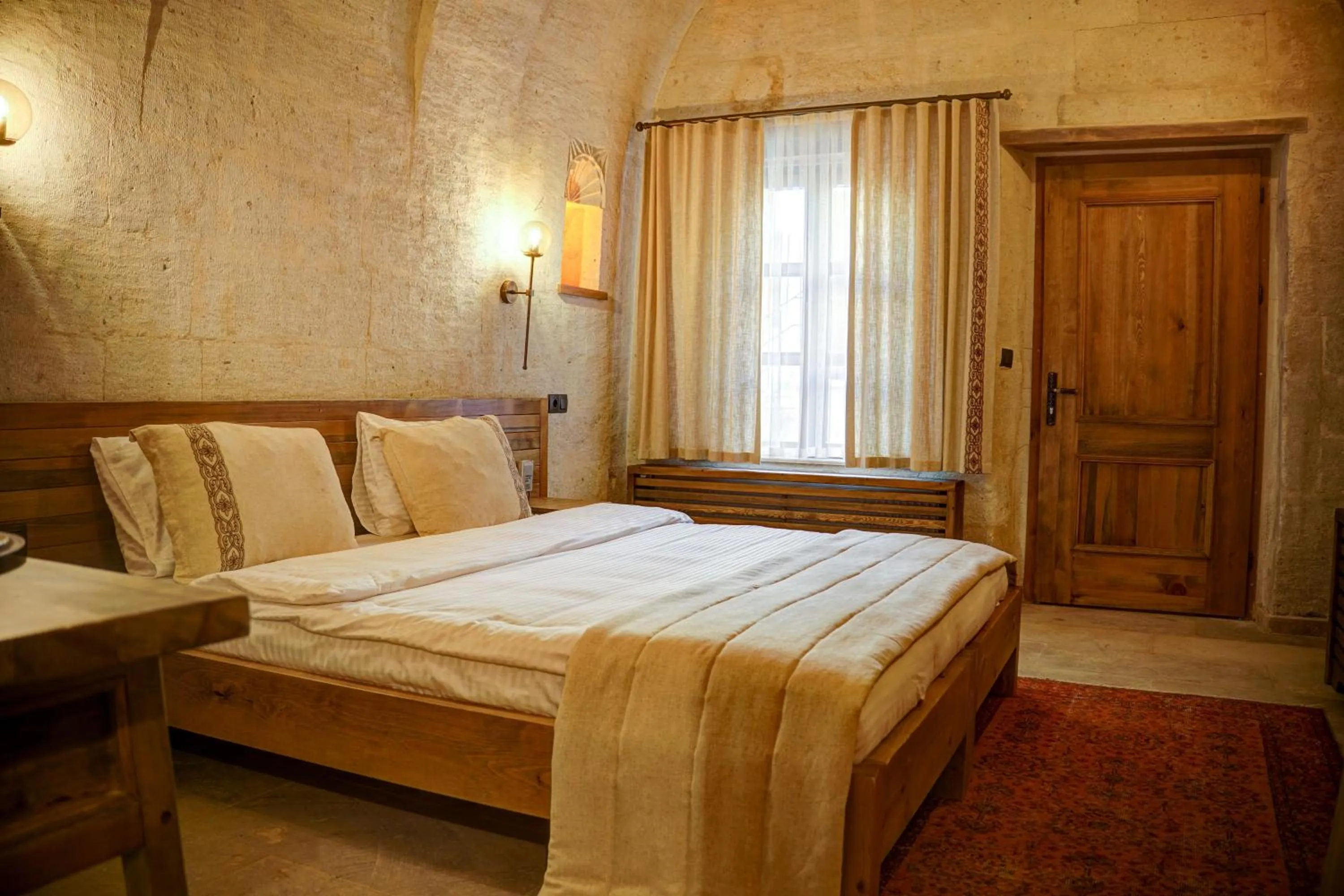 Bed in Cappadocia Alfa Cave Hotel