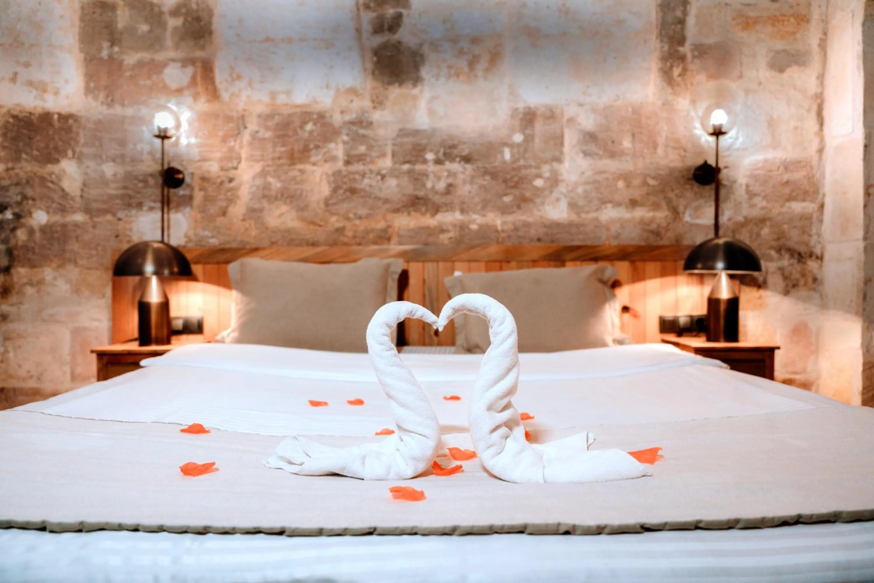 Bed in Cappadocia Alfa Cave Hotel