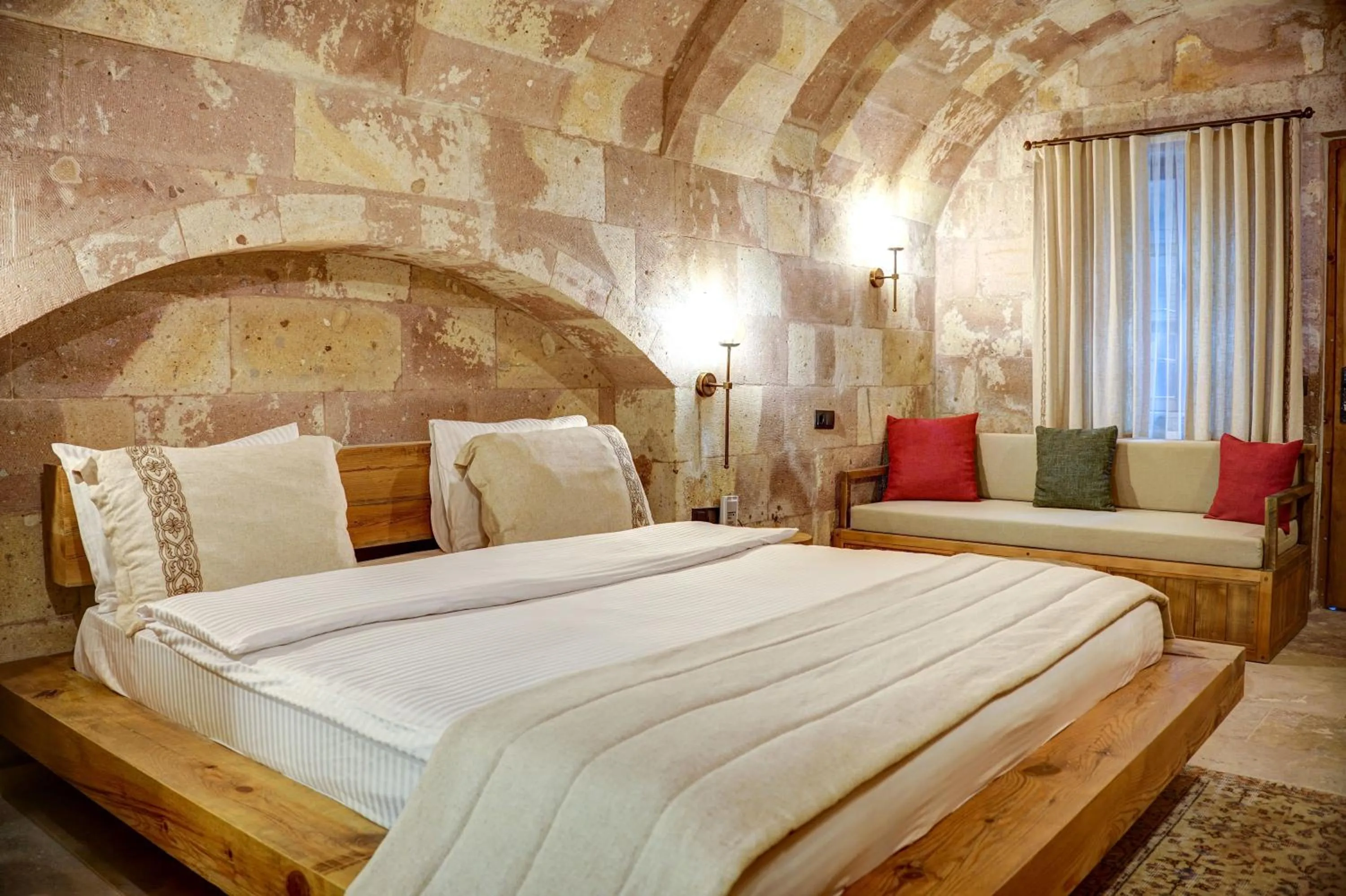 Bed in Cappadocia Alfa Cave Hotel