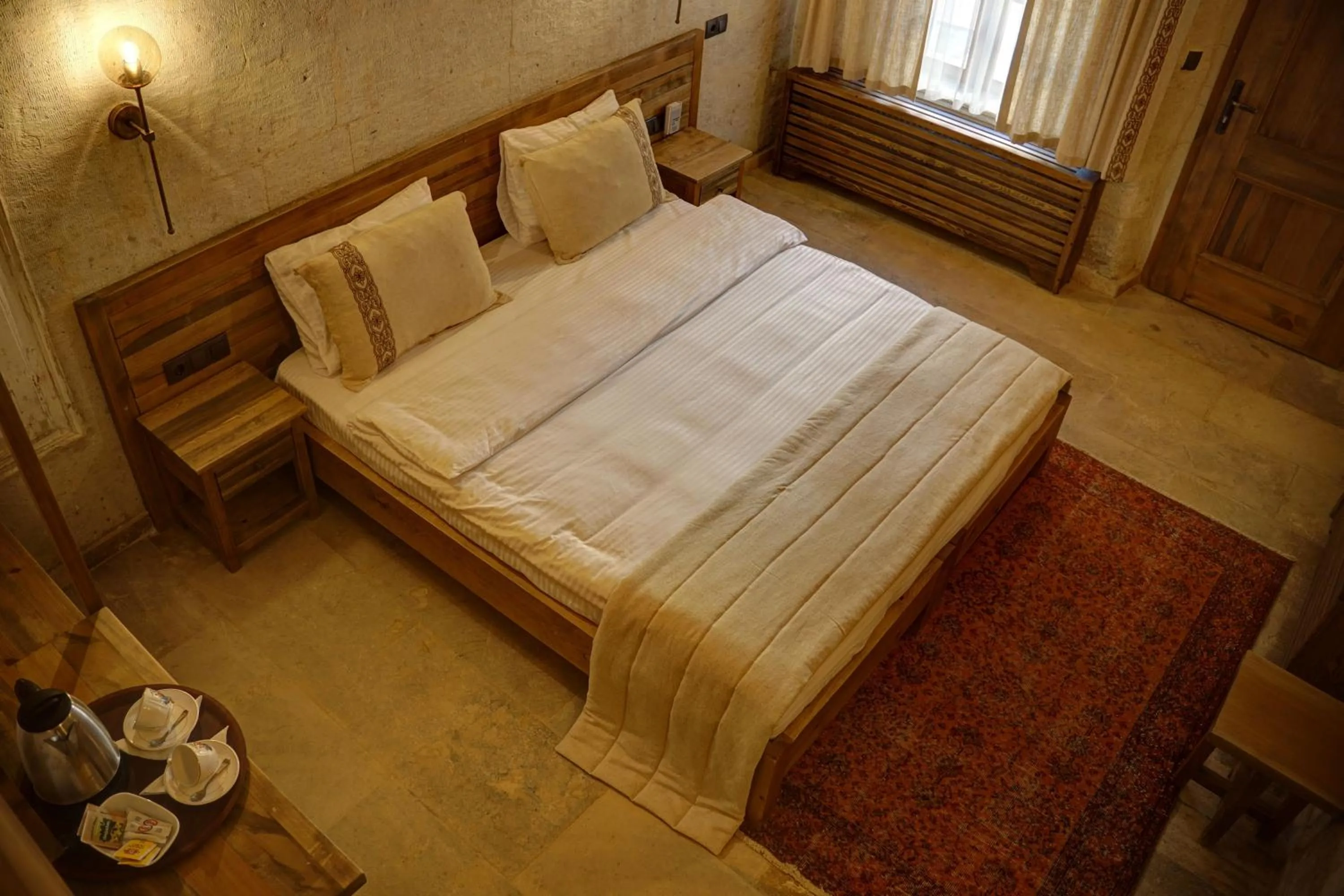 Bed in Cappadocia Alfa Cave Hotel
