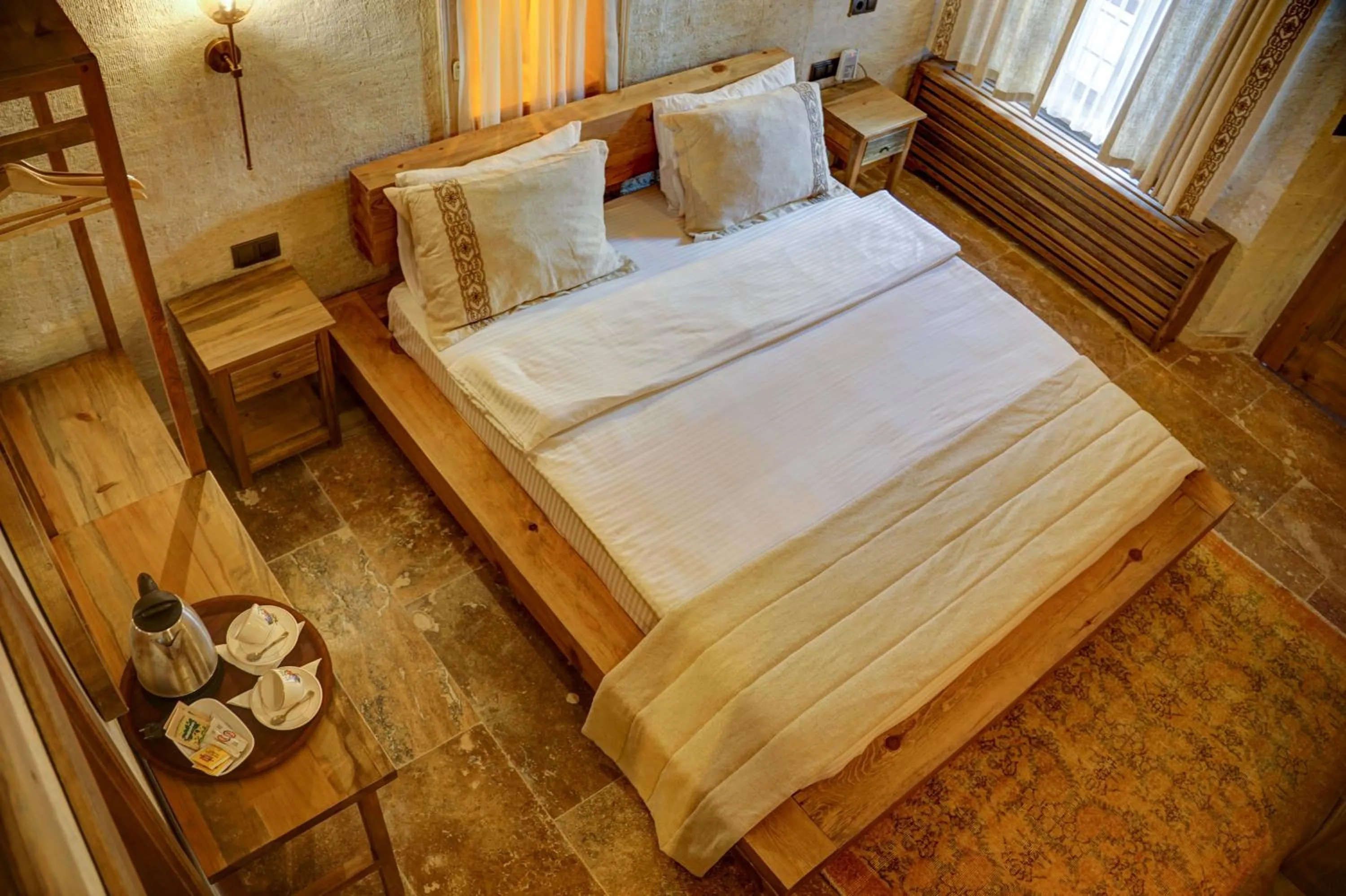Bed in Cappadocia Alfa Cave Hotel