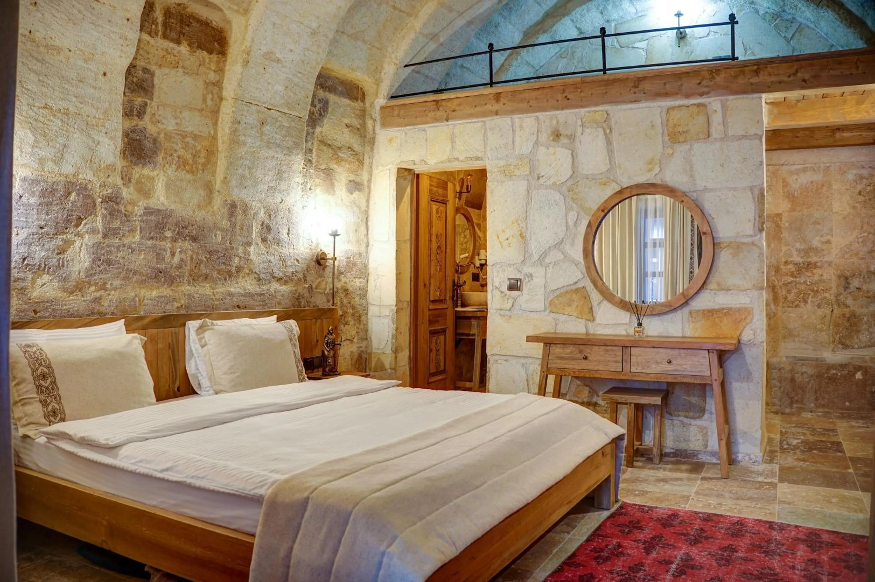 Bed in Cappadocia Alfa Cave Hotel