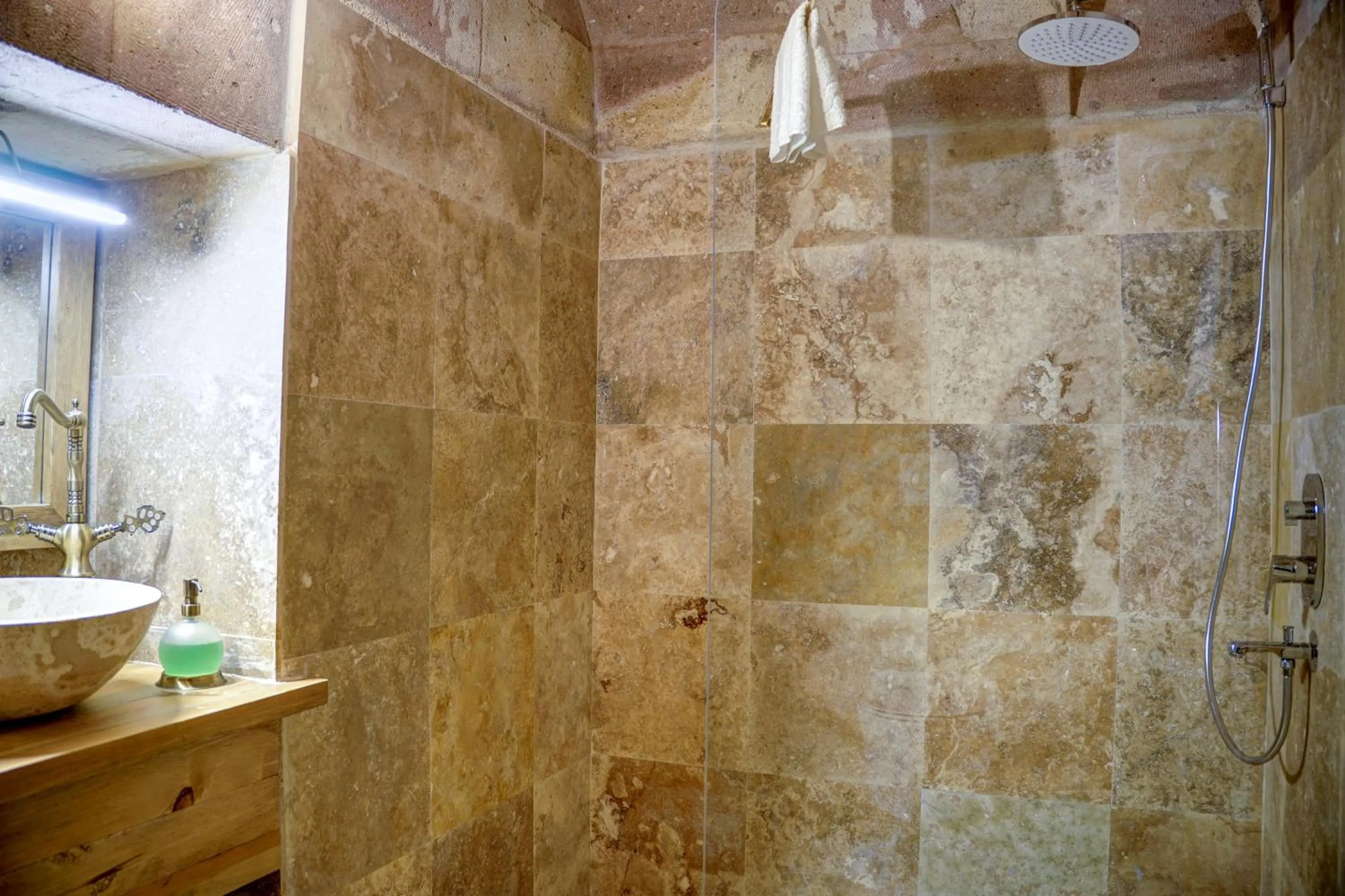 Shower in Cappadocia Alfa Cave Hotel