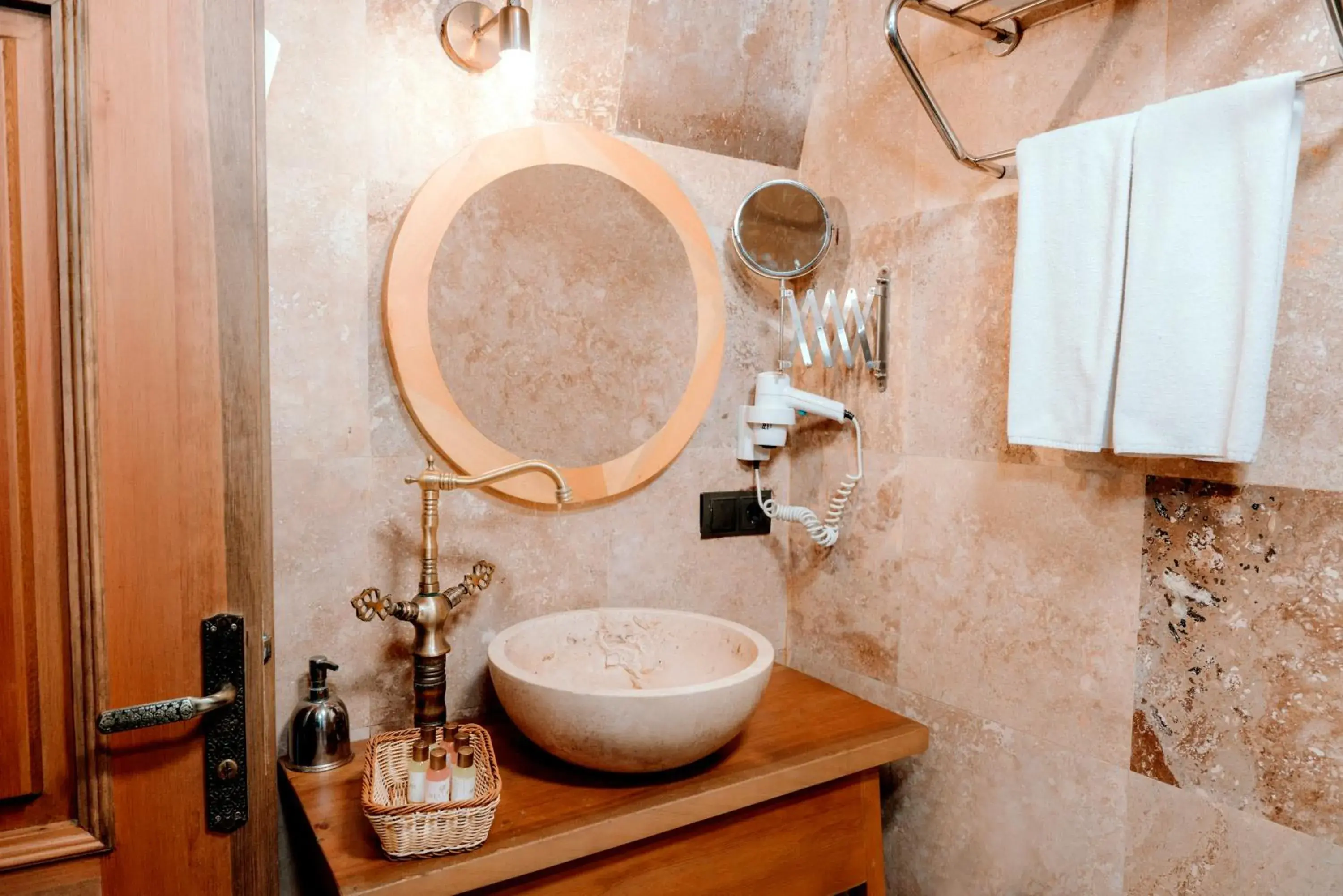 Bathroom in Cappadocia Alfa Cave Hotel Bathroom in Cappadocia Alfa Cave Hotel
