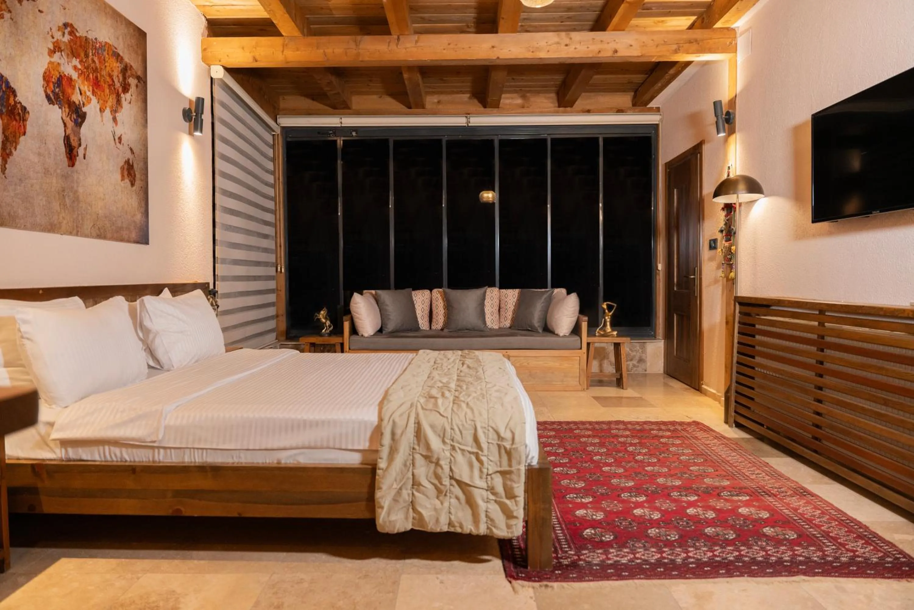 Bed in Cappadocia Alfa Cave Hotel