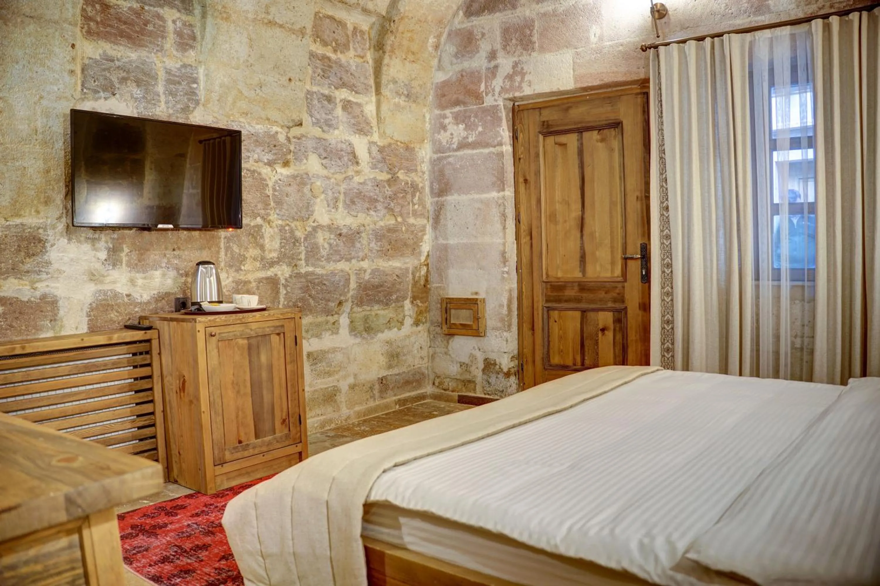 Bed in Cappadocia Alfa Cave Hotel