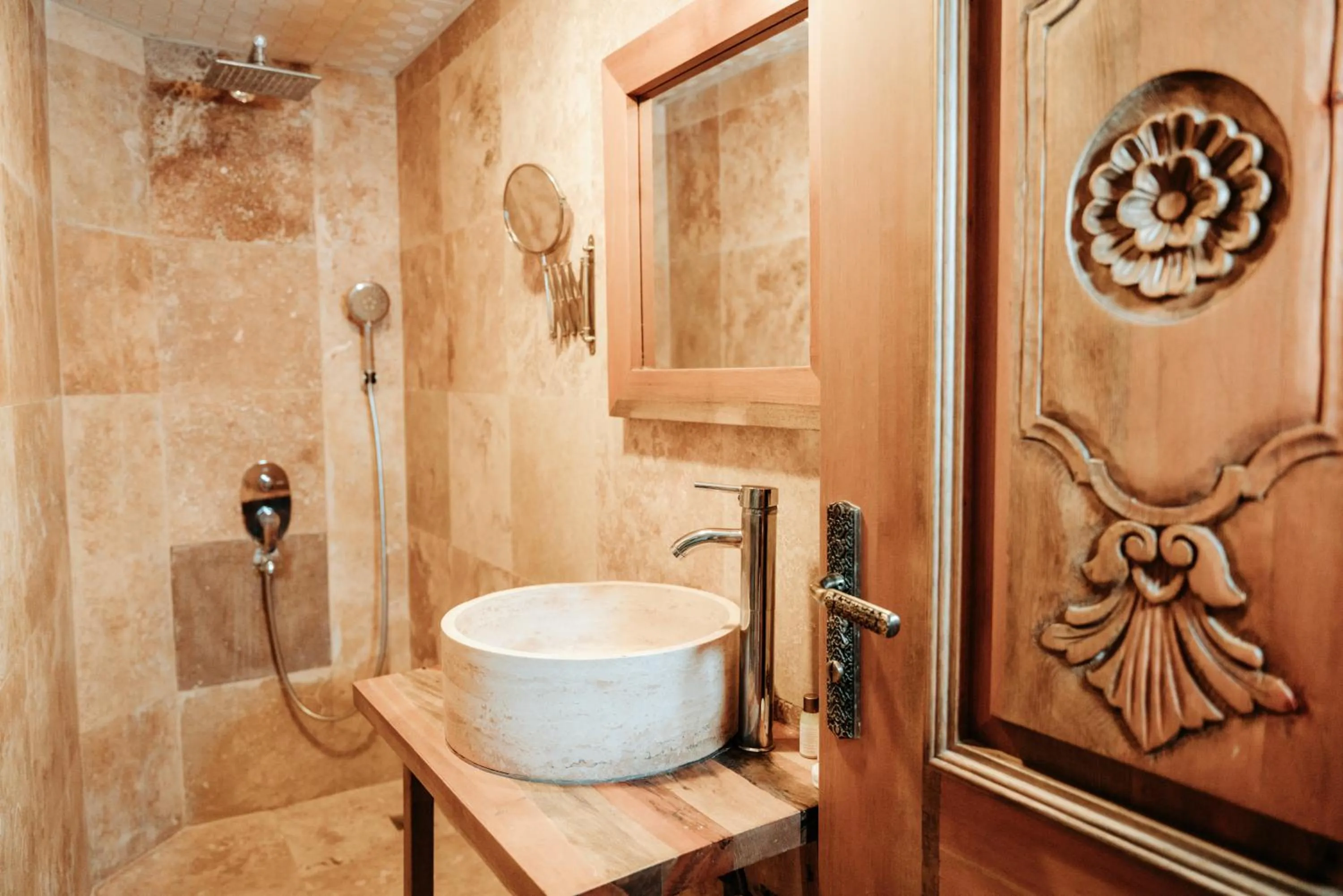 Shower in Cappadocia Alfa Cave Hotel