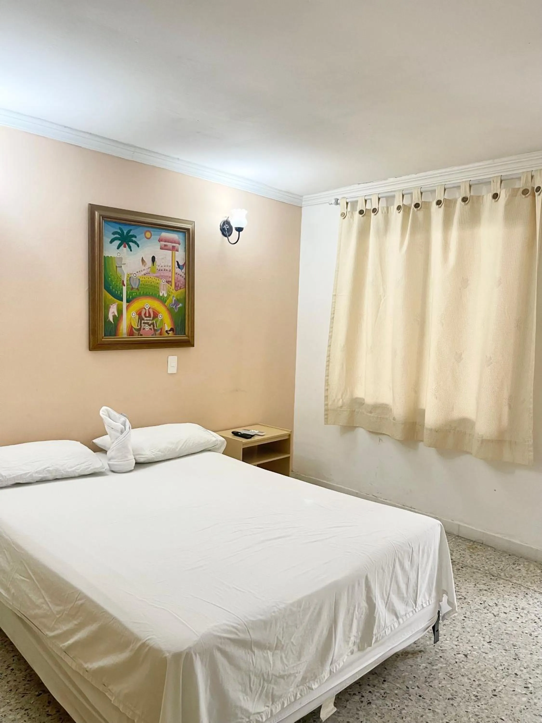 Bed in Hotel Casa Fátima