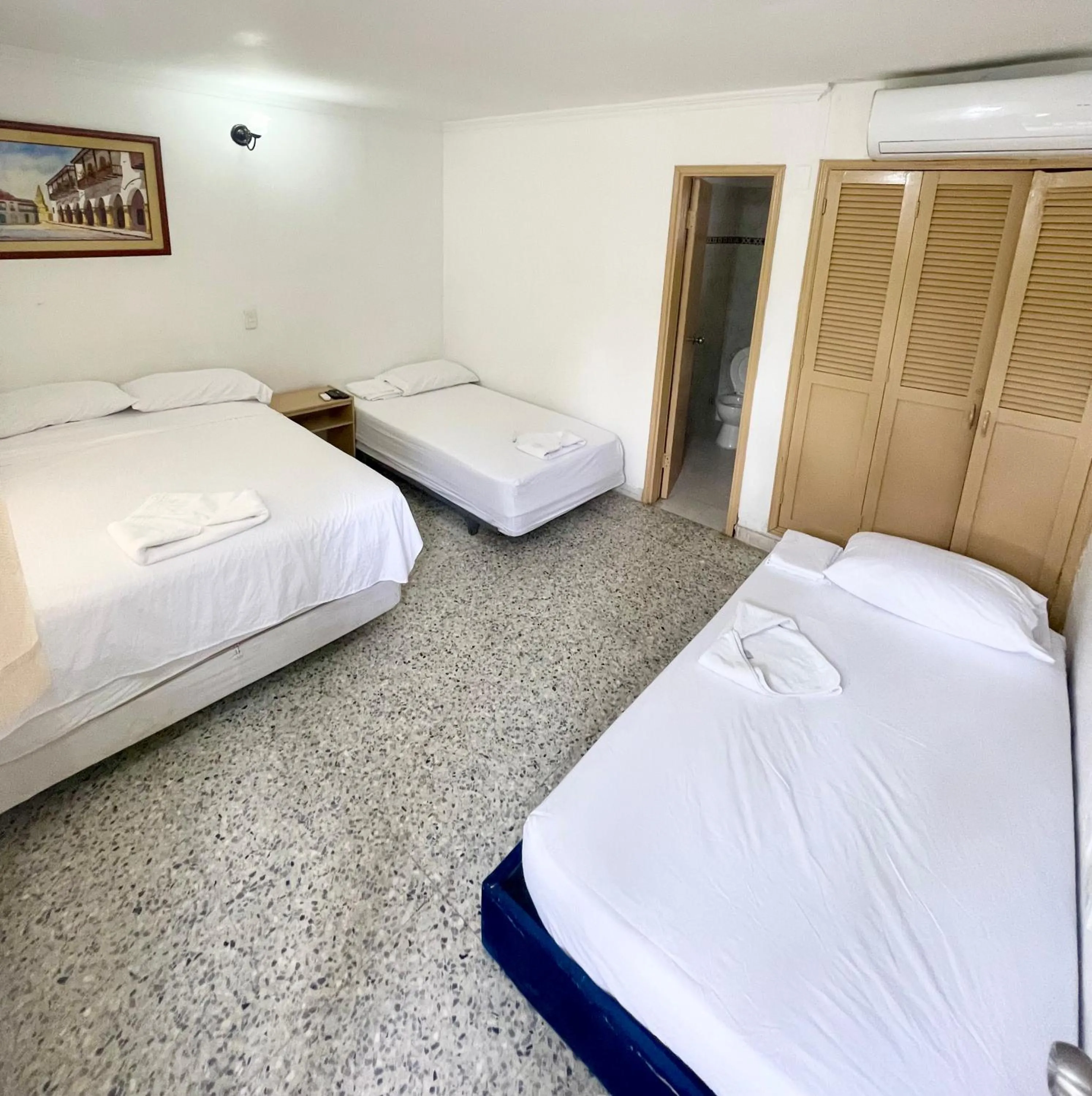 Bed in Hotel Casa Fátima