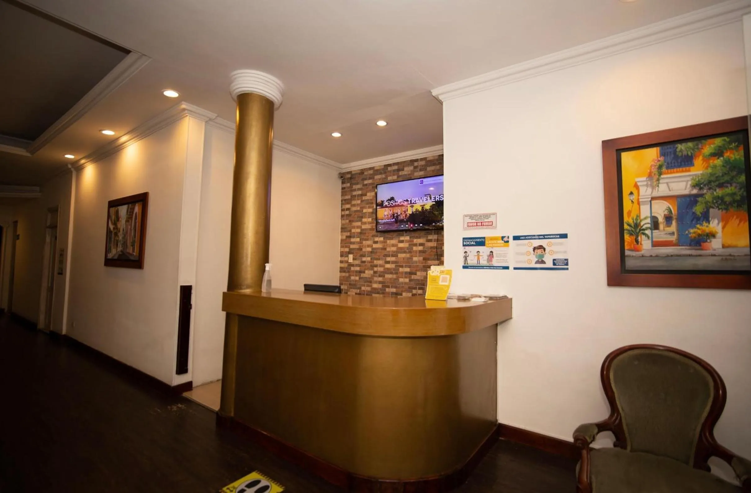 Lobby or reception in Hotel Casa Fátima
