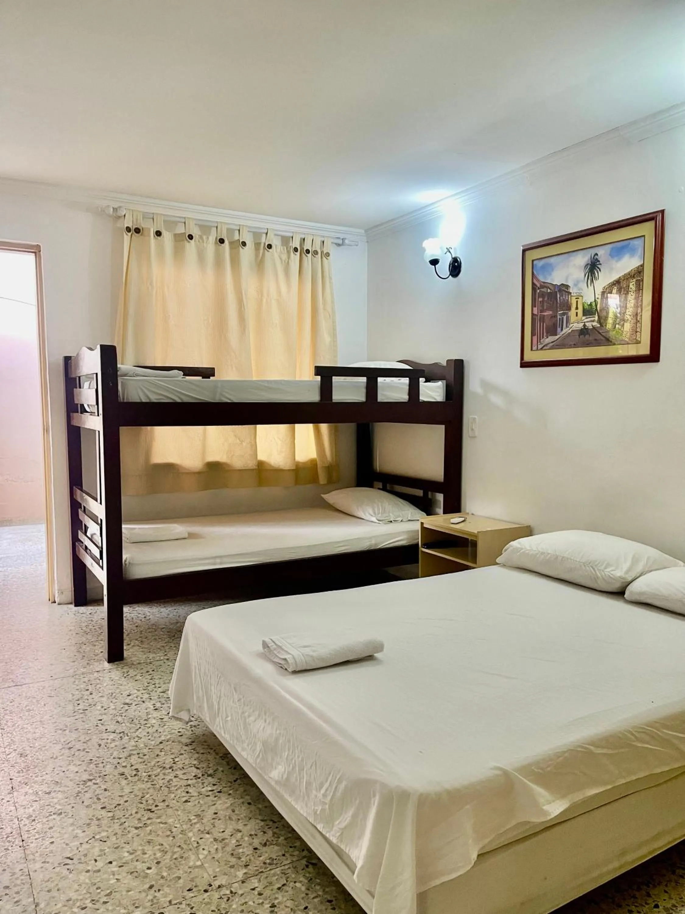 Bed in Hotel Casa Fátima