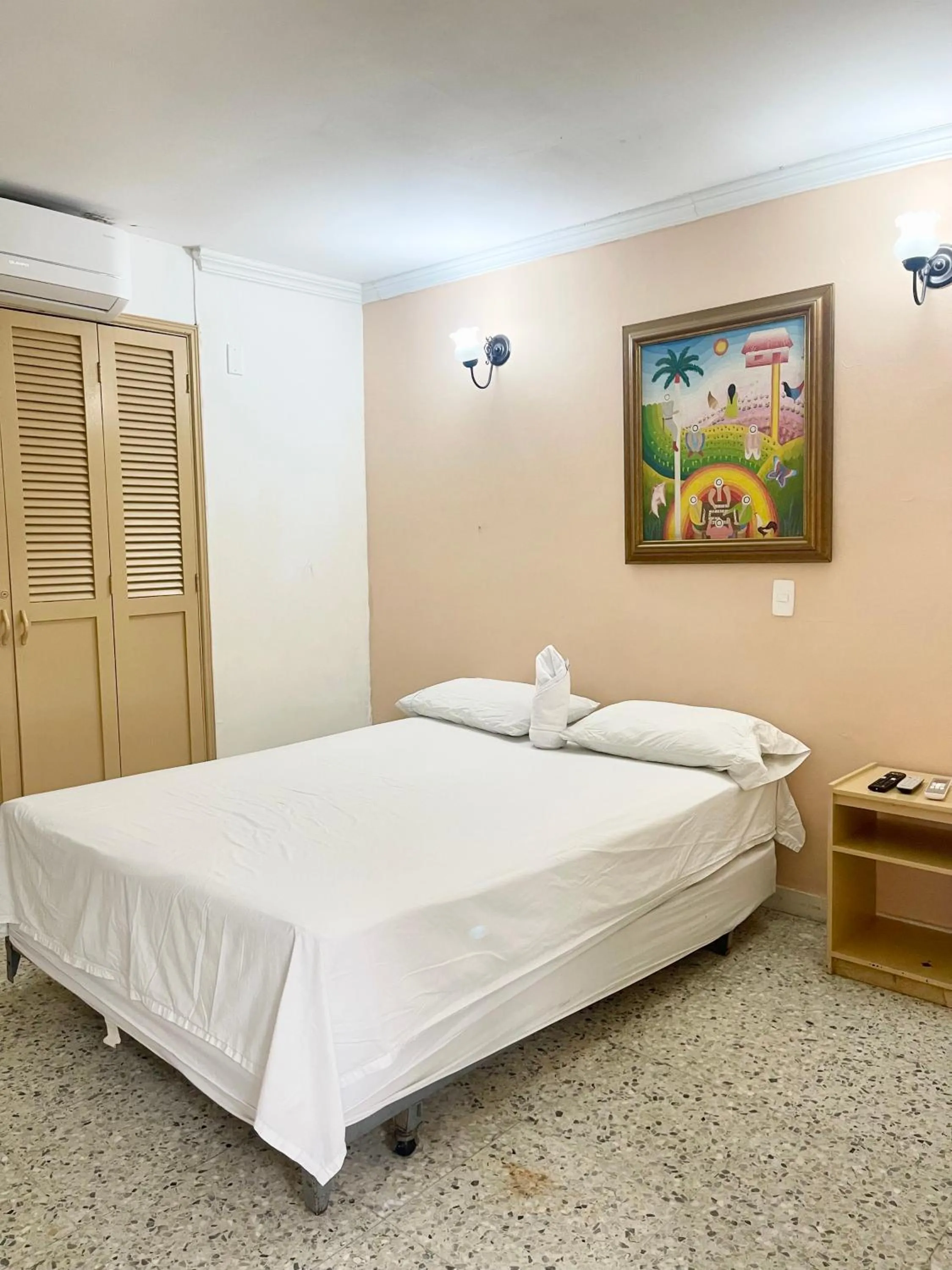 Bed in Hotel Casa Fátima