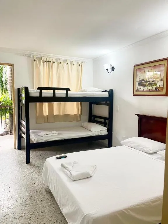 Bed in Hotel Casa Fátima