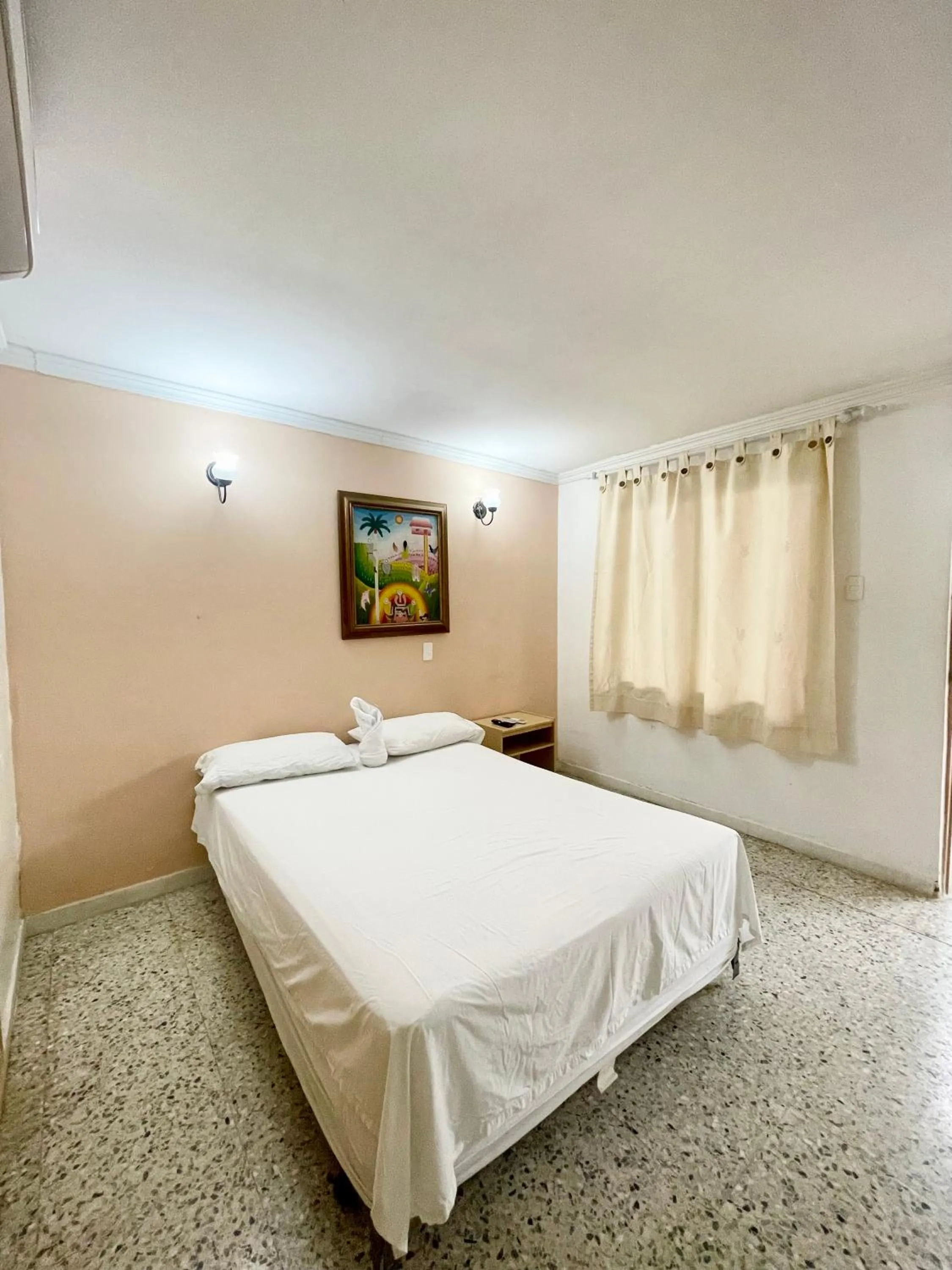 Bed in Hotel Casa Fátima