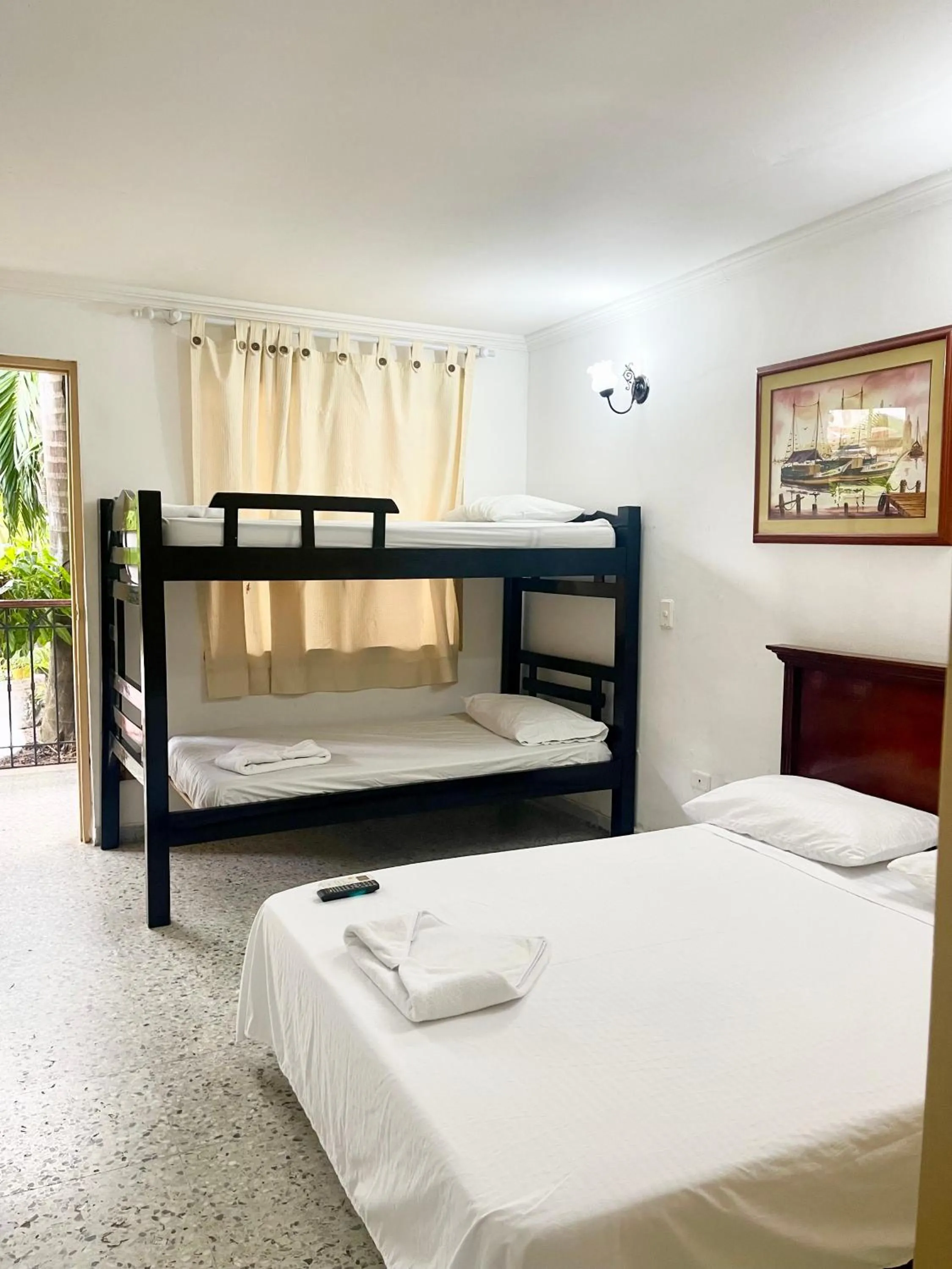 Bed in Hotel Casa Fátima