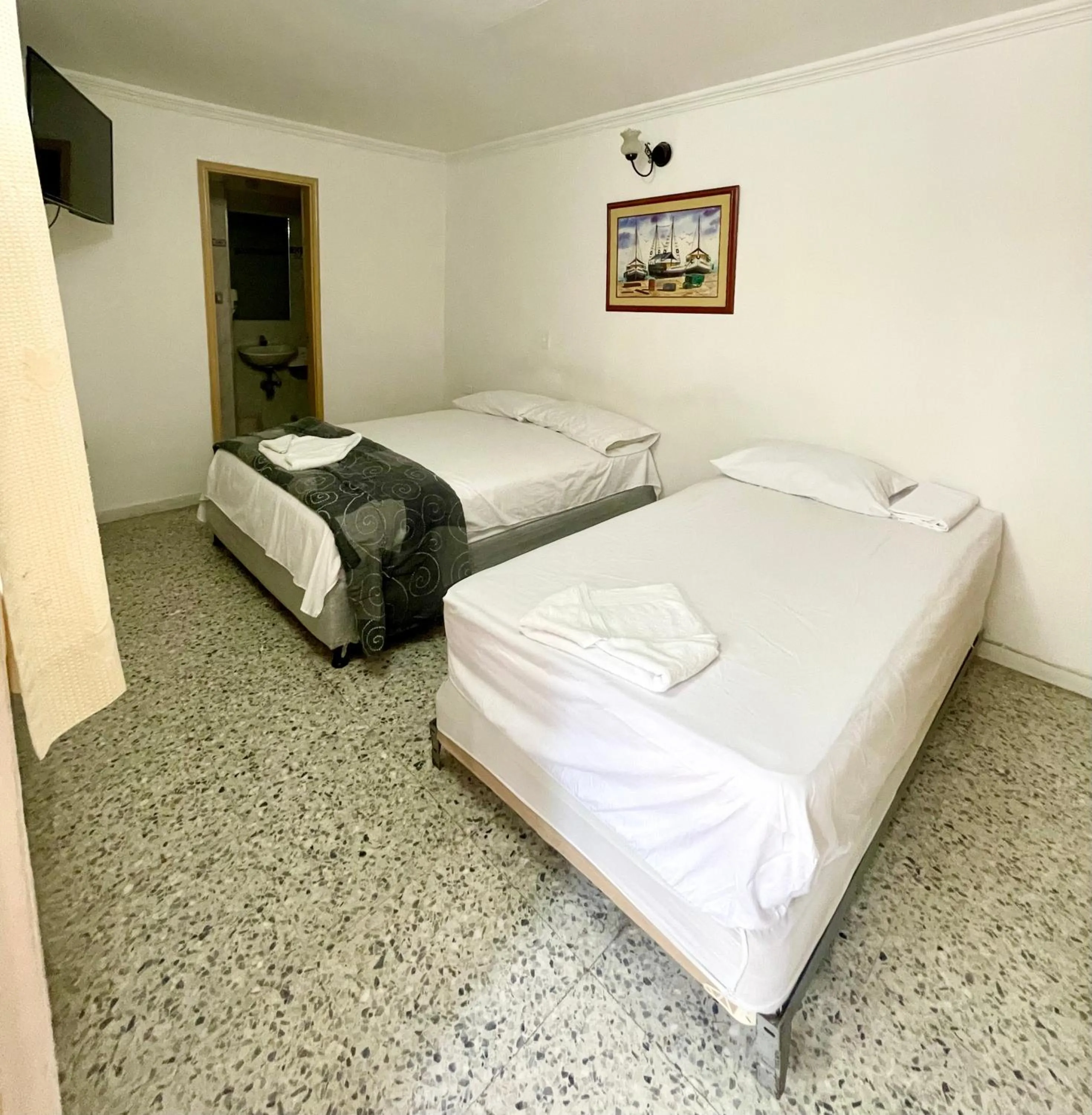 Bed in Hotel Casa Fátima