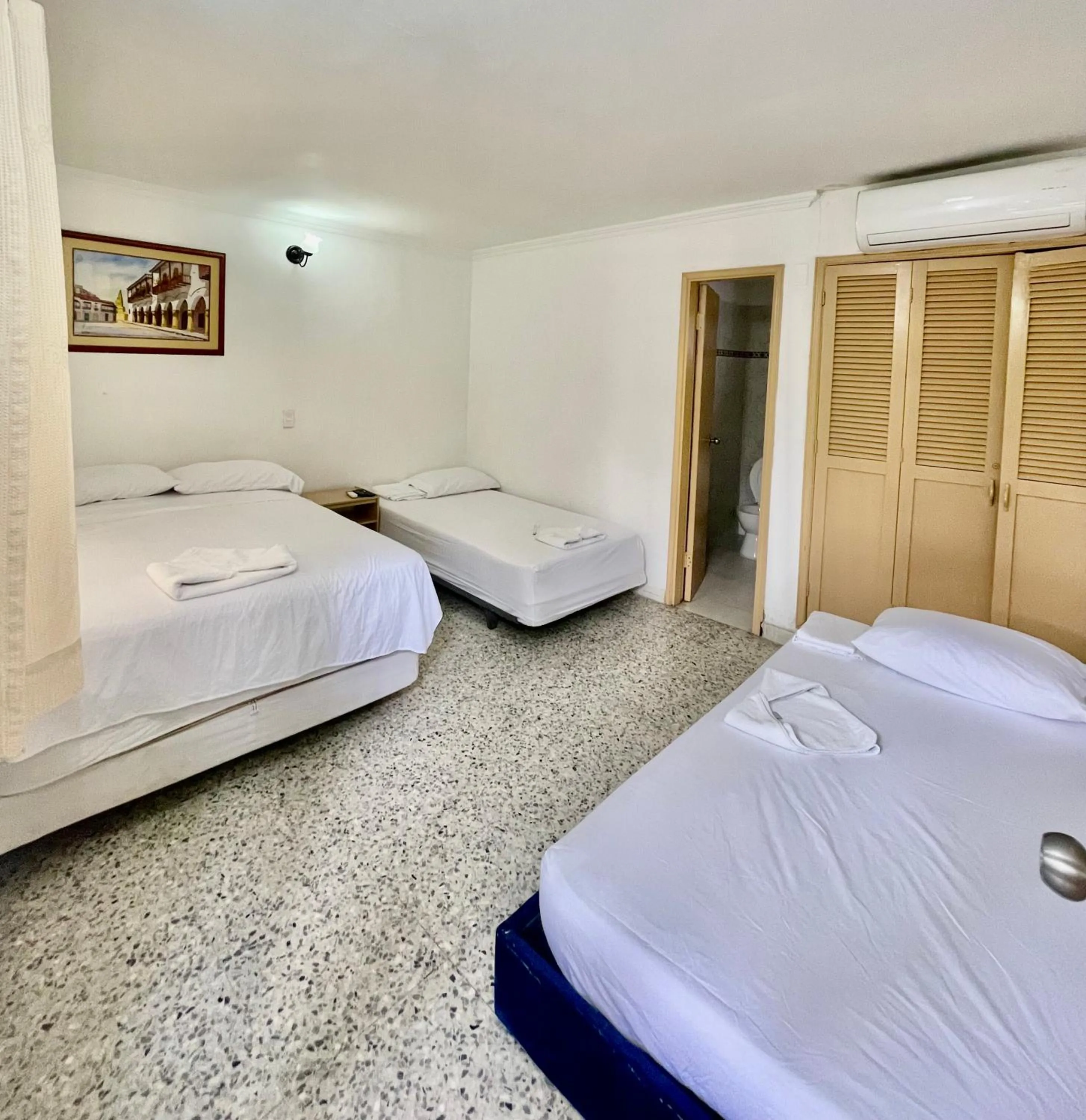 Bed in Hotel Casa Fátima