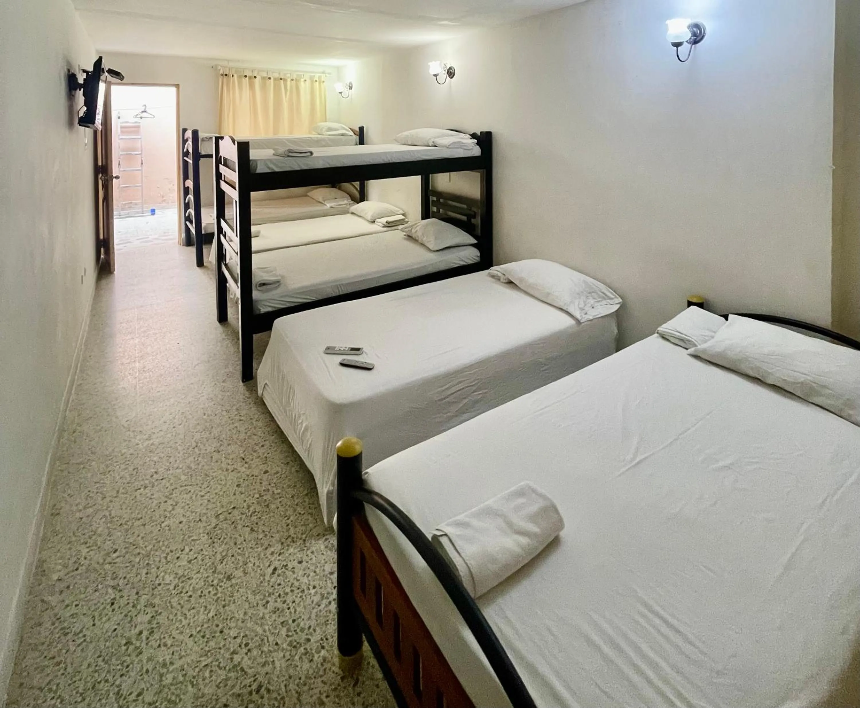 Bed in Hotel Casa Fátima