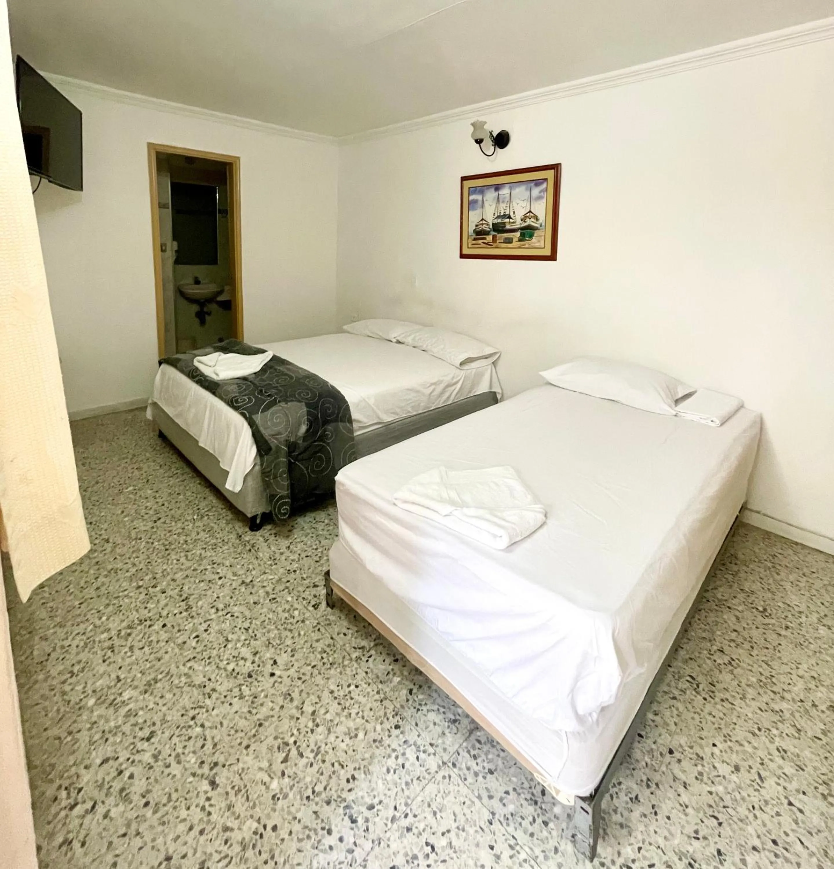 Bed in Hotel Casa Fátima