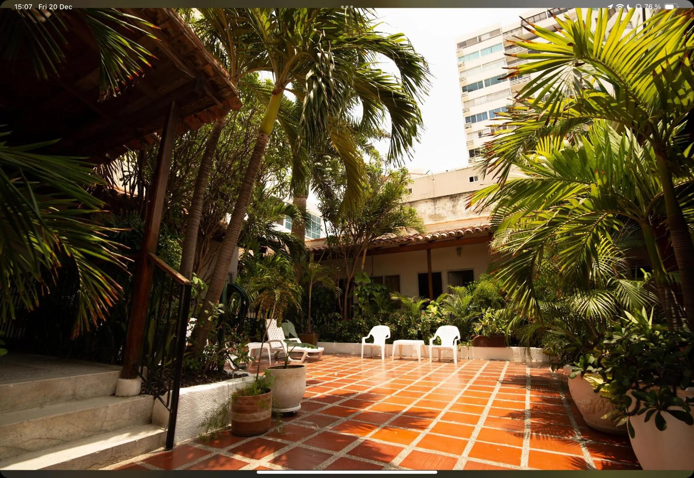 Garden in Hotel Casa Fátima