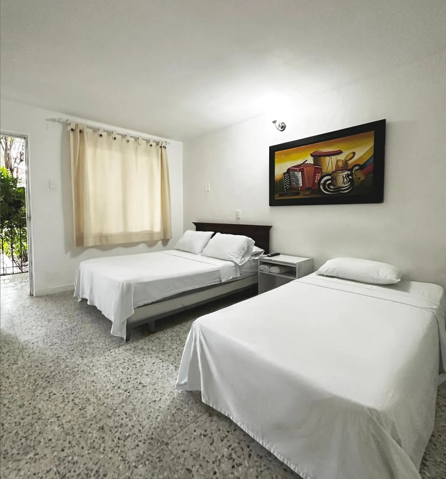Bed in Hotel Casa Fátima