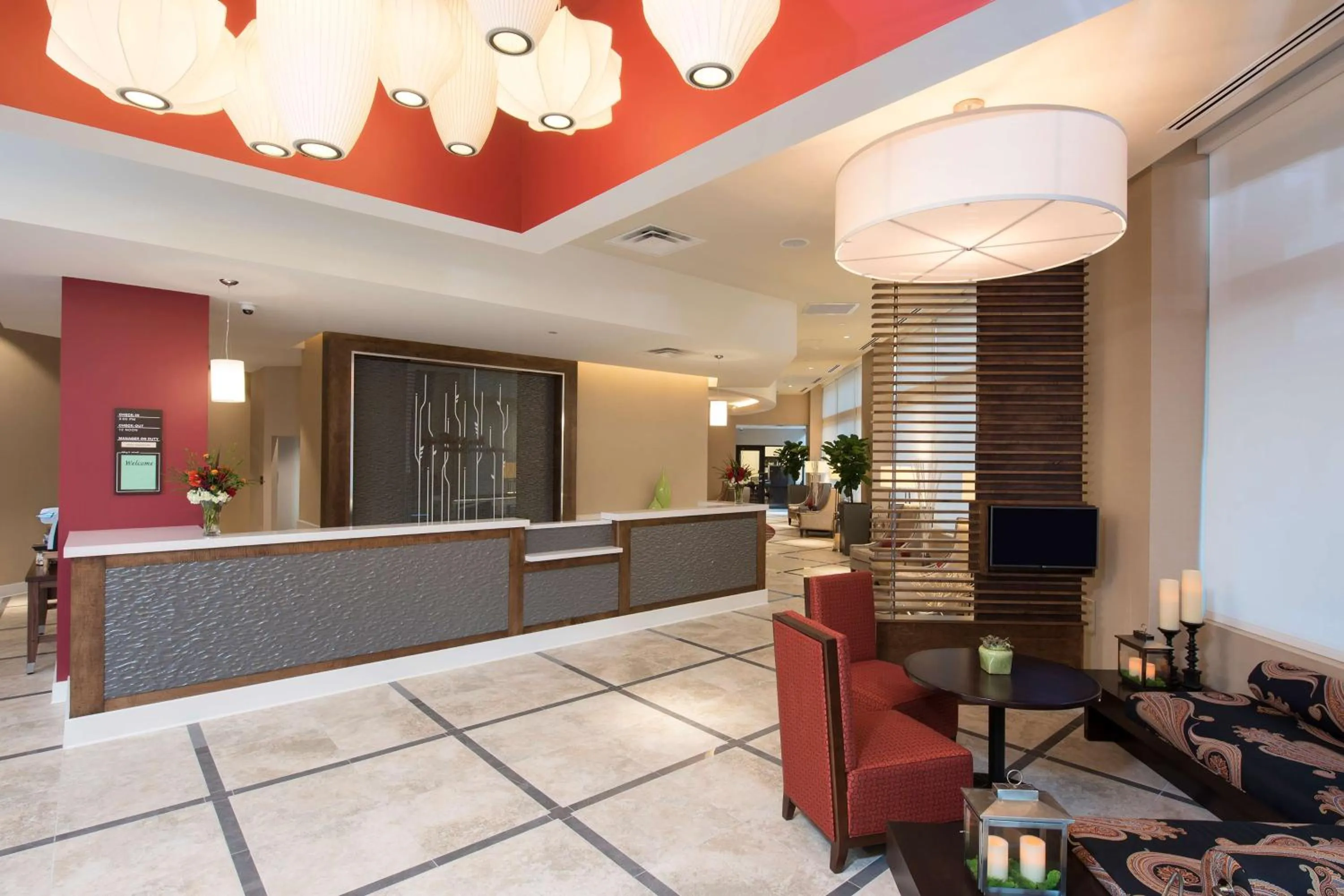 Lobby or reception in Hilton Garden Inn Louisville Downtown