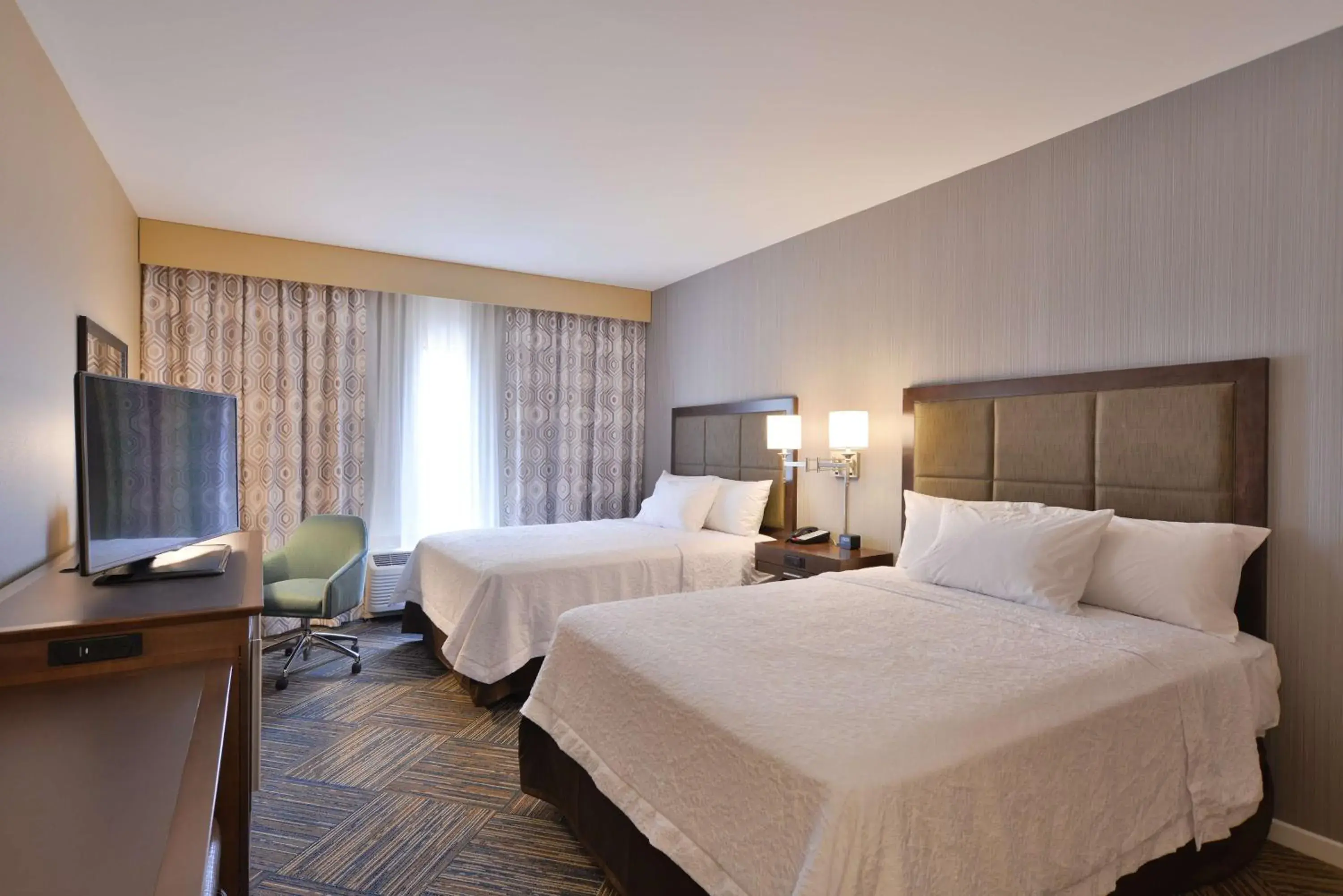 Queen Room with Two Queen Beds - Hearing Access/Non-Smoking in Hampton Inn & Suites Chippewa Falls Queen Room with Two Queen Beds - Hearing Access/Non-Smoking in Hampton Inn & Suites Chippewa Falls