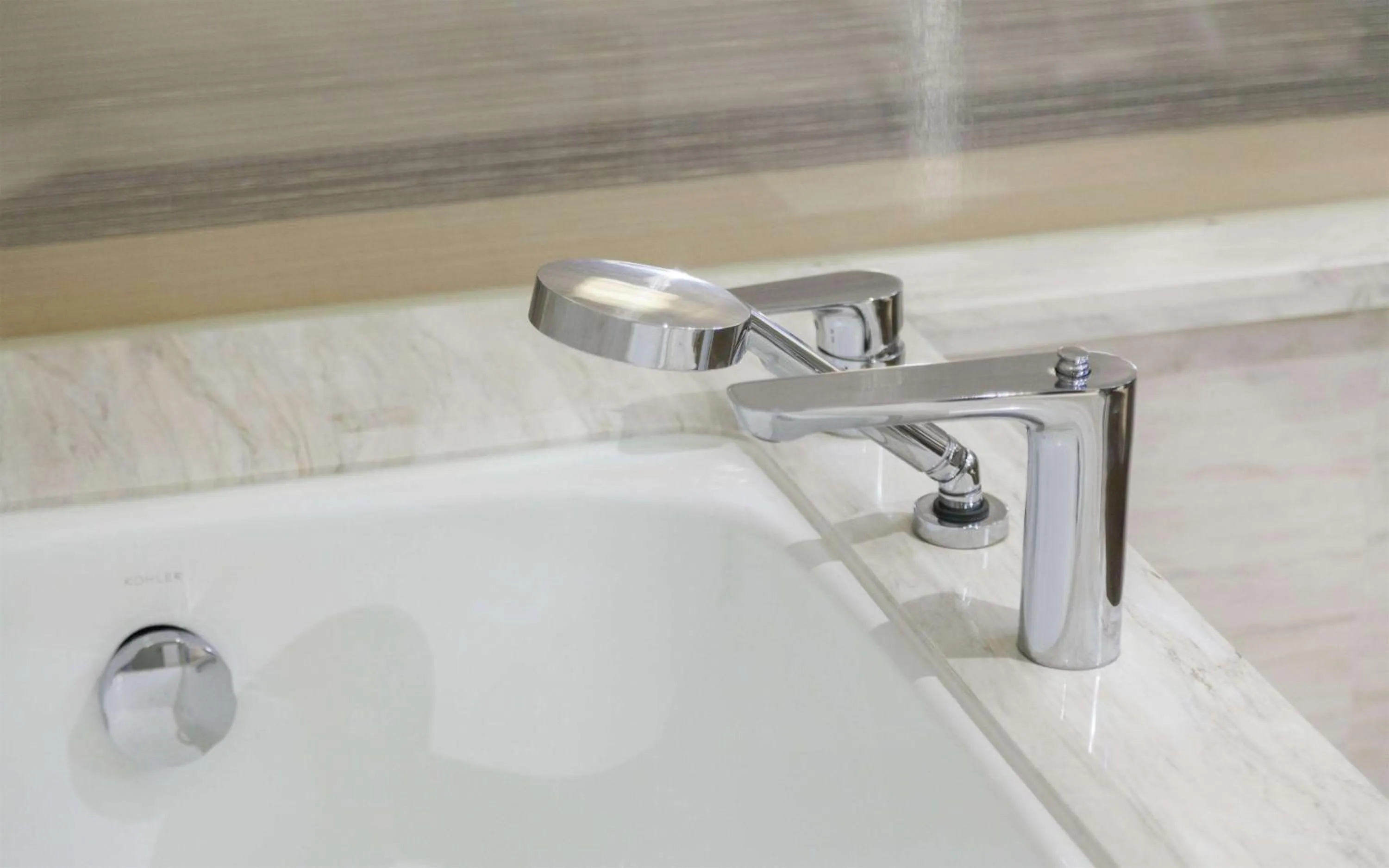 Bathroom in DoubleTree by Hilton Hotel Qingdao-Jimo Ancient City