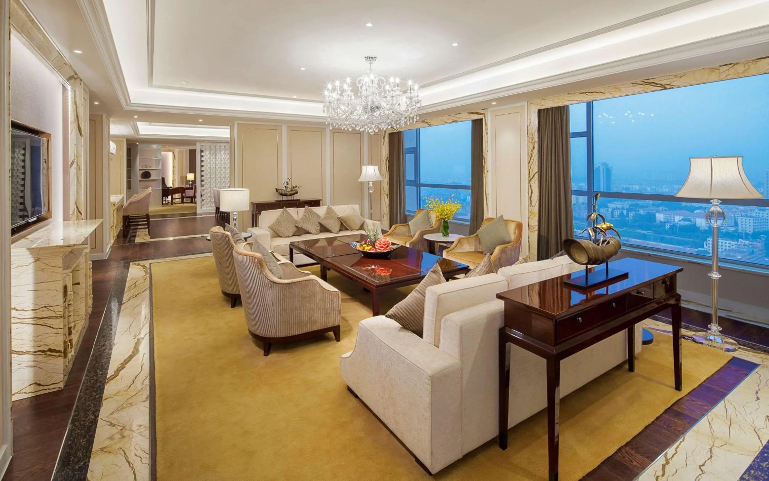 Living room in DoubleTree by Hilton Hotel Qingdao-Jimo Ancient City