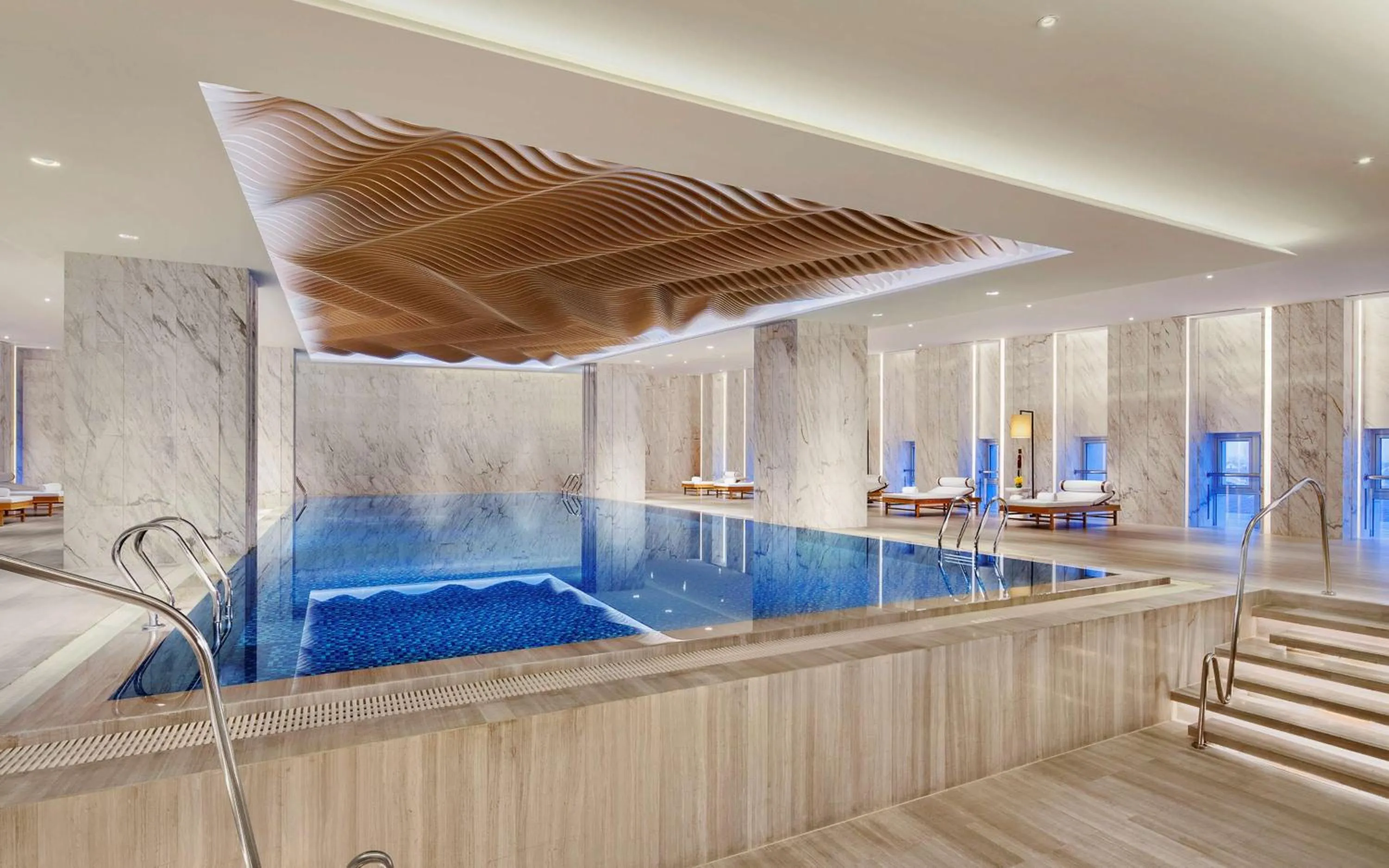 Pool view in DoubleTree by Hilton Hotel Qingdao-Jimo Ancient City