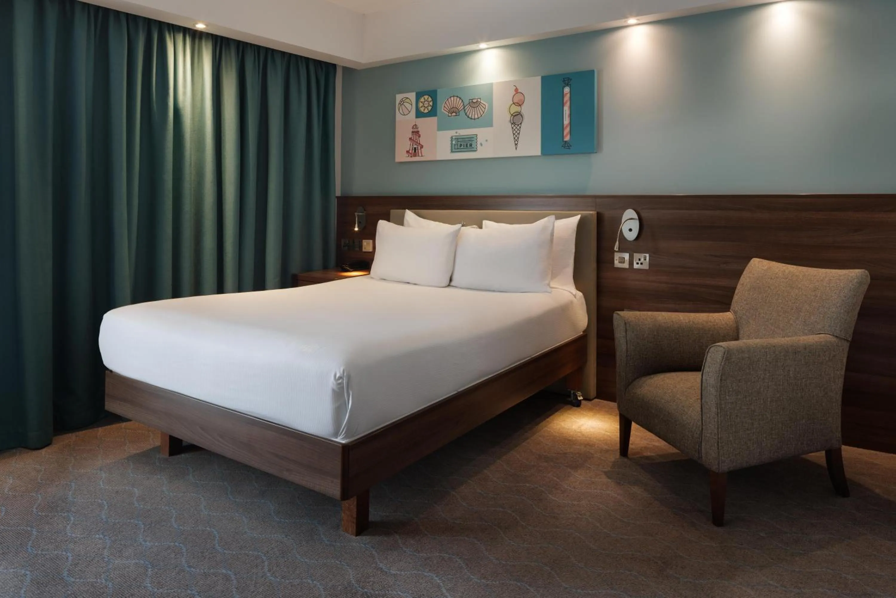 Bed in Hampton by Hilton Bournemouth