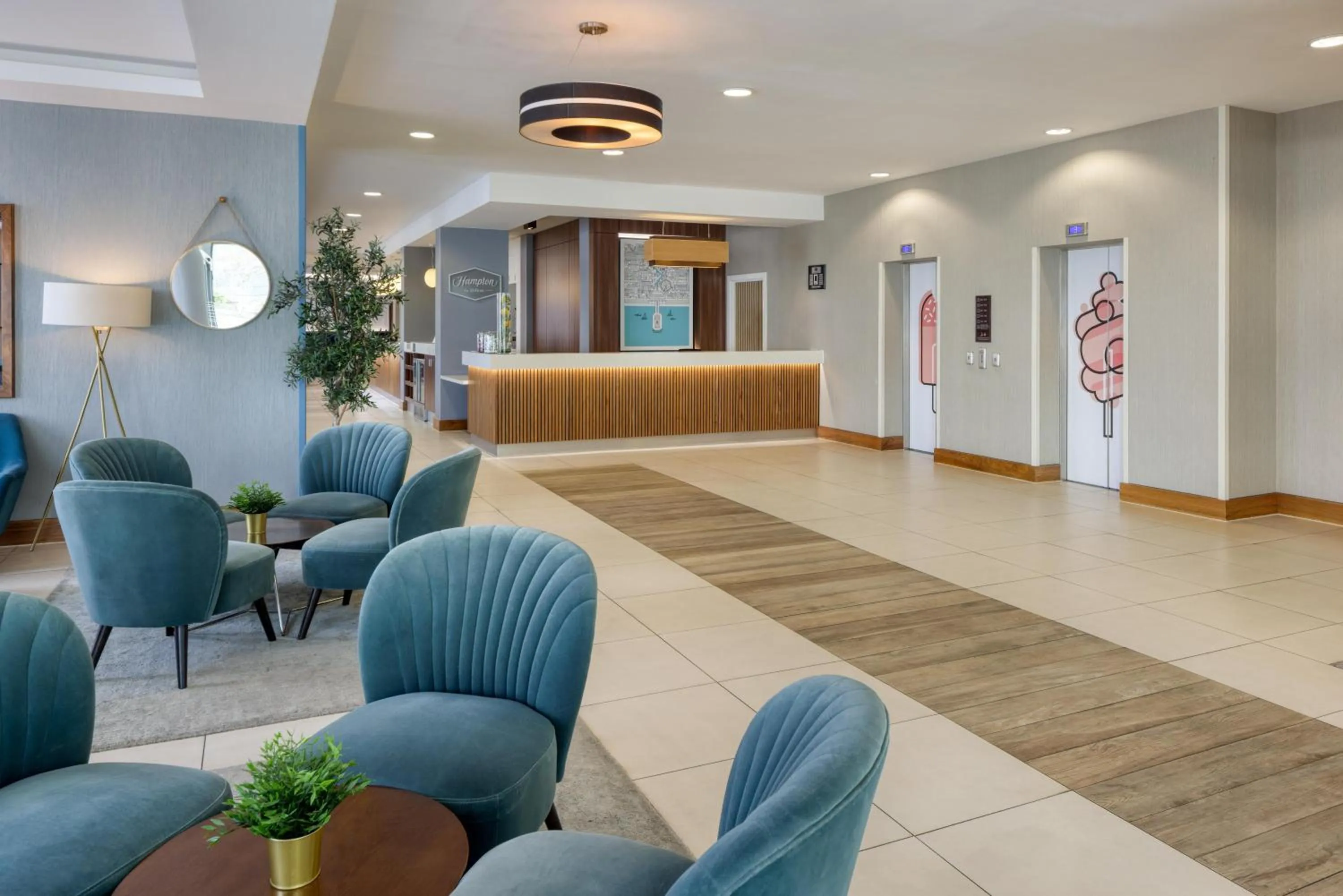 Lobby or reception in Hampton by Hilton Bournemouth