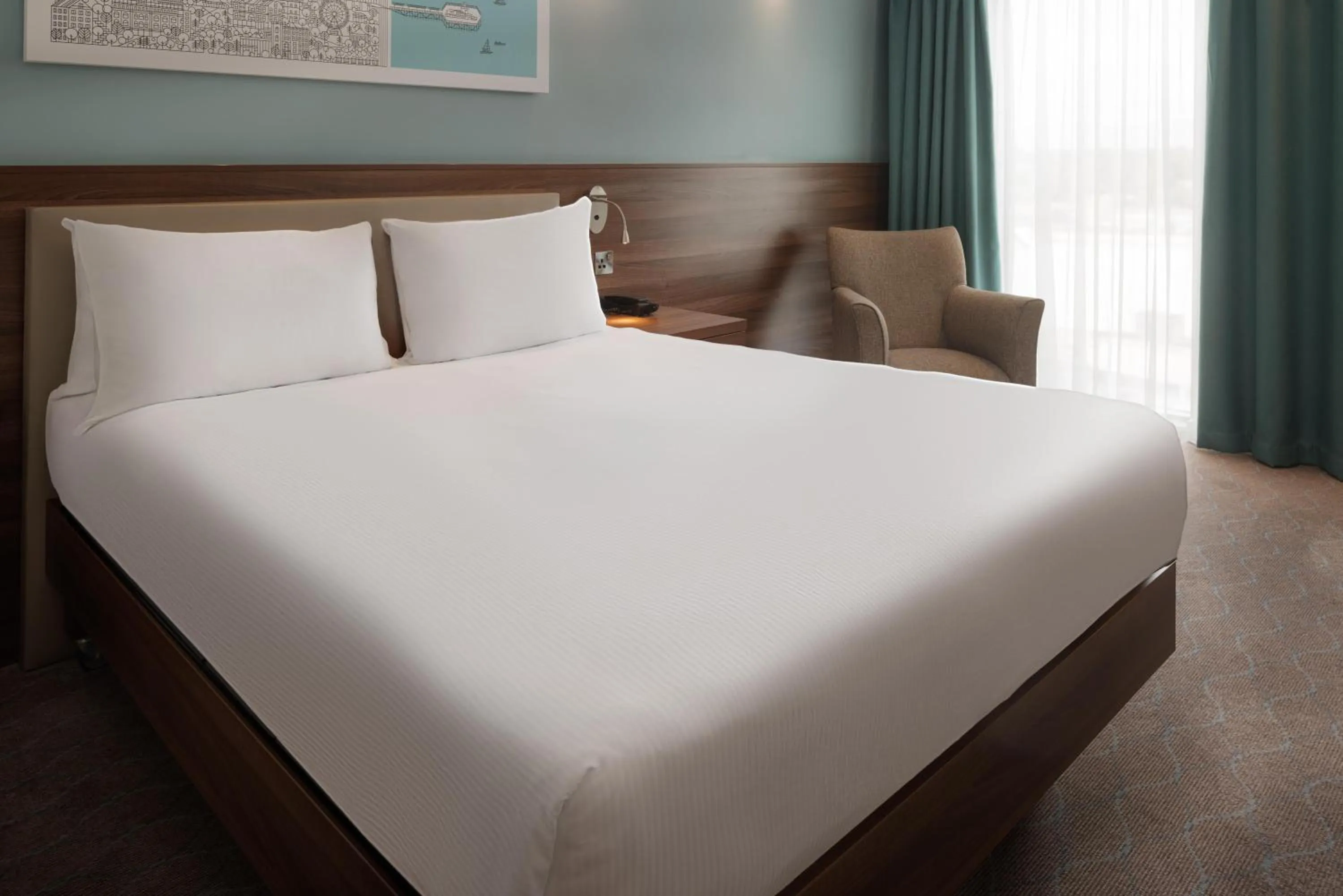 Bed in Hampton by Hilton Bournemouth