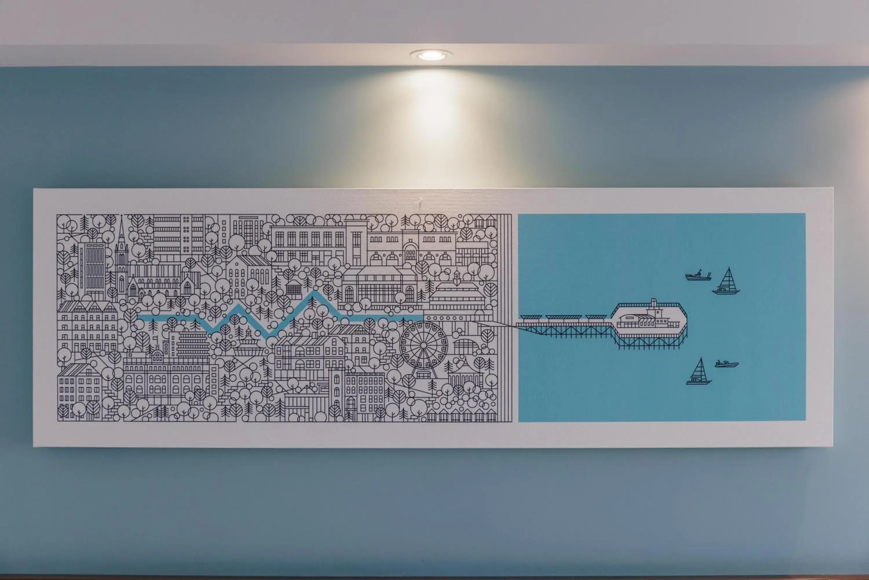 Twin Room with View in Hampton by Hilton Bournemouth Twin Room with View in Hampton by Hilton Bournemouth