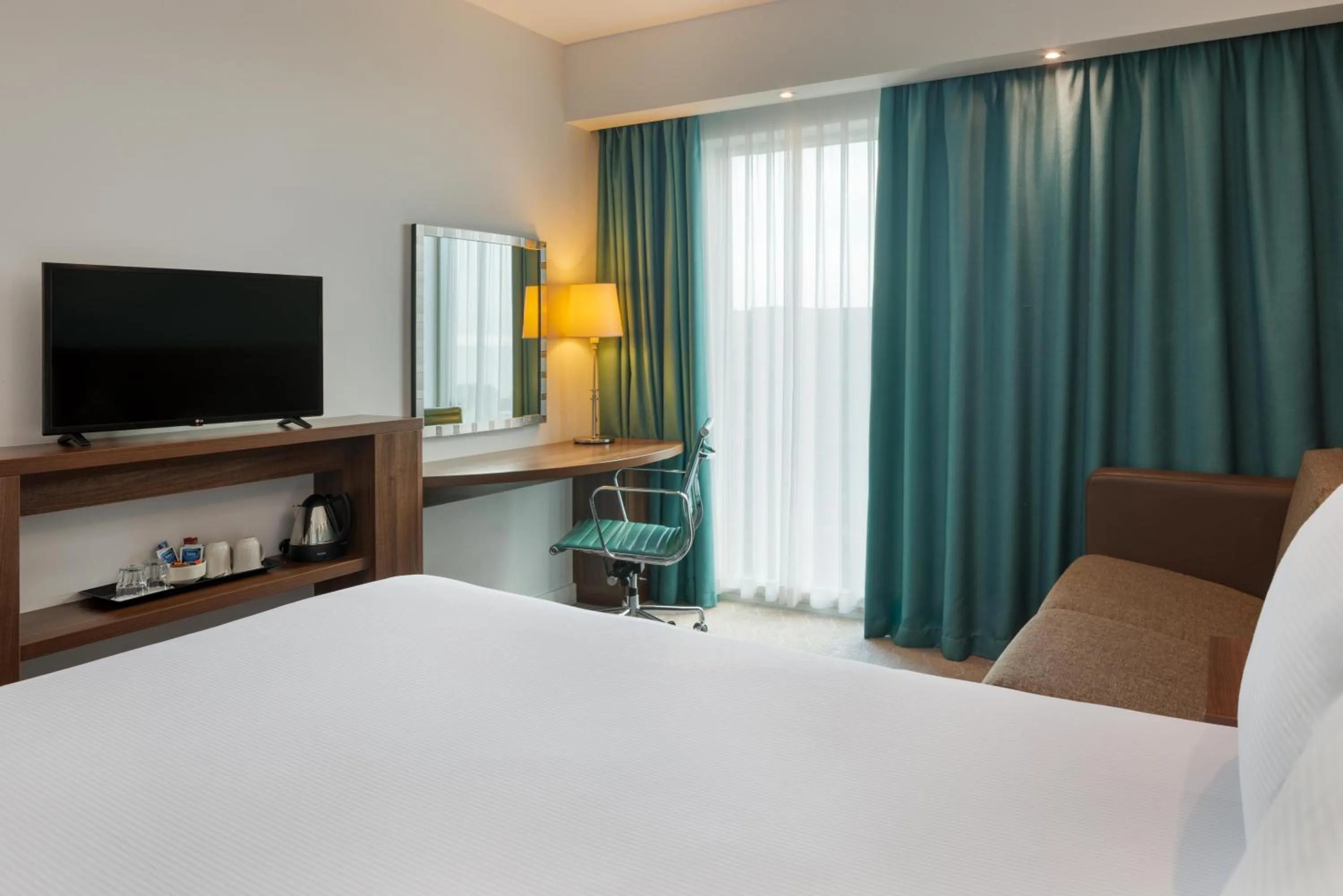 Bedroom, Bed in Hampton by Hilton Bournemouth