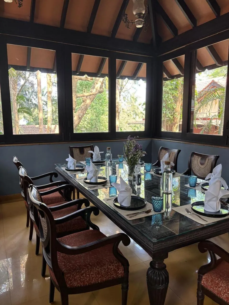 Breakfast in Brij Paraiso Saligao, Goa - An Indo-Portuguese Villa