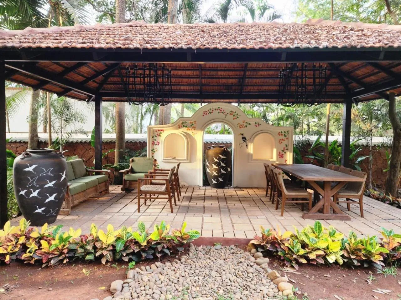 Restaurant/places to eat in Brij Paraiso Saligao, Goa - An Indo-Portuguese Villa