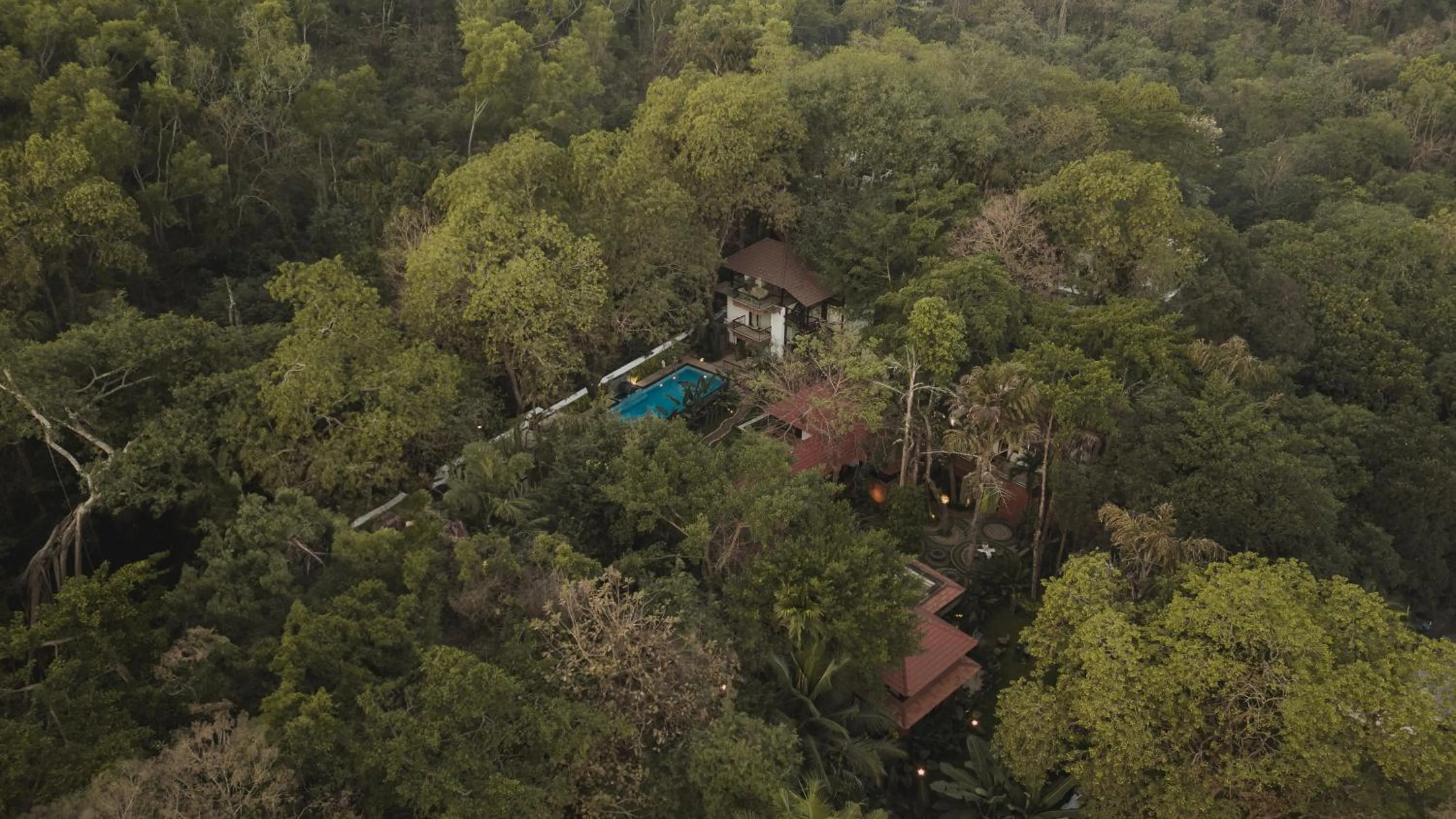 Natural landscape in Brij Paraiso Saligao, Goa - An Indo-Portuguese Villa
