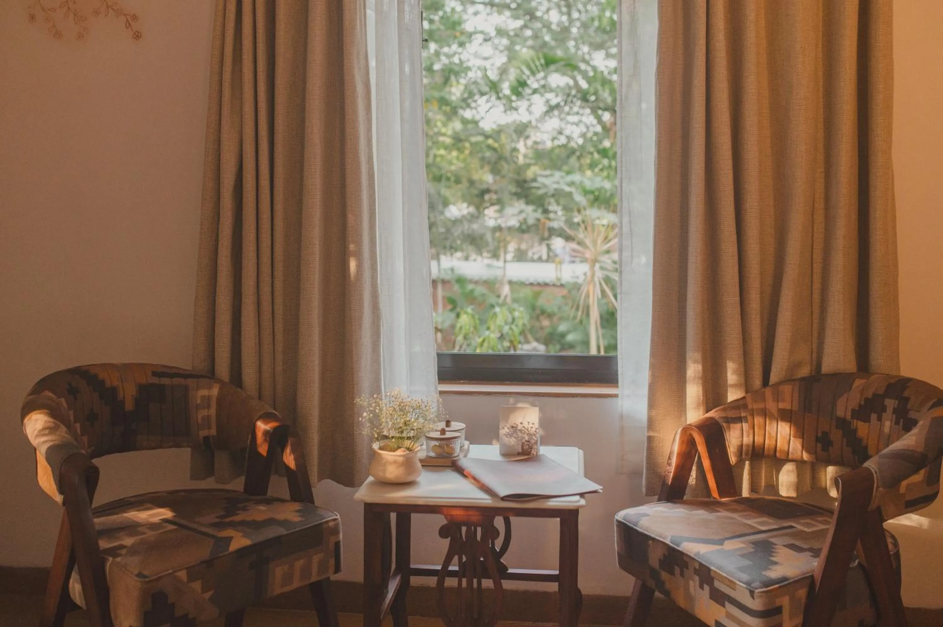 Living room in Brij Paraiso Saligao, Goa - An Indo-Portuguese Villa