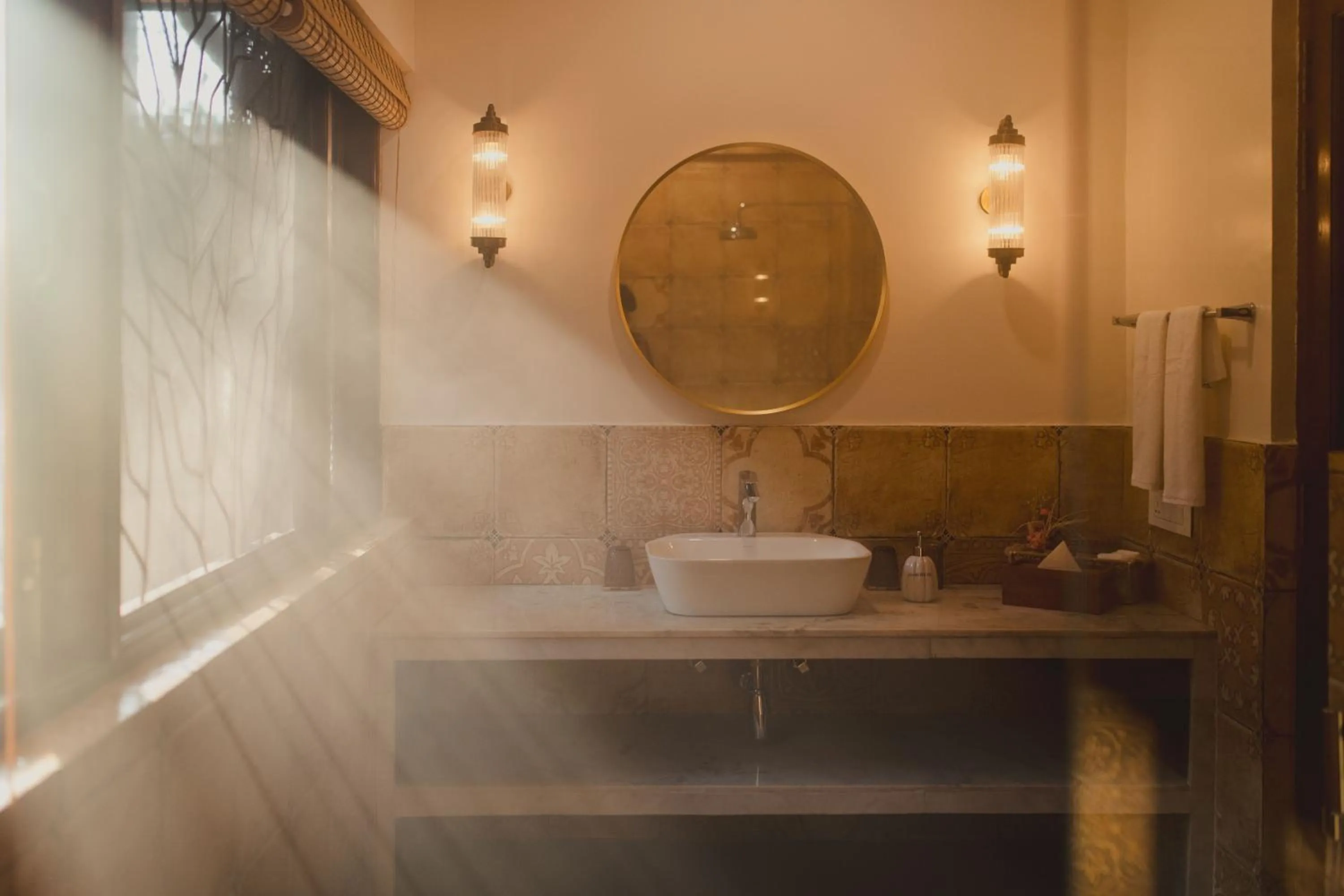 Bathroom in Brij Paraiso Saligao, Goa - An Indo-Portuguese Villa