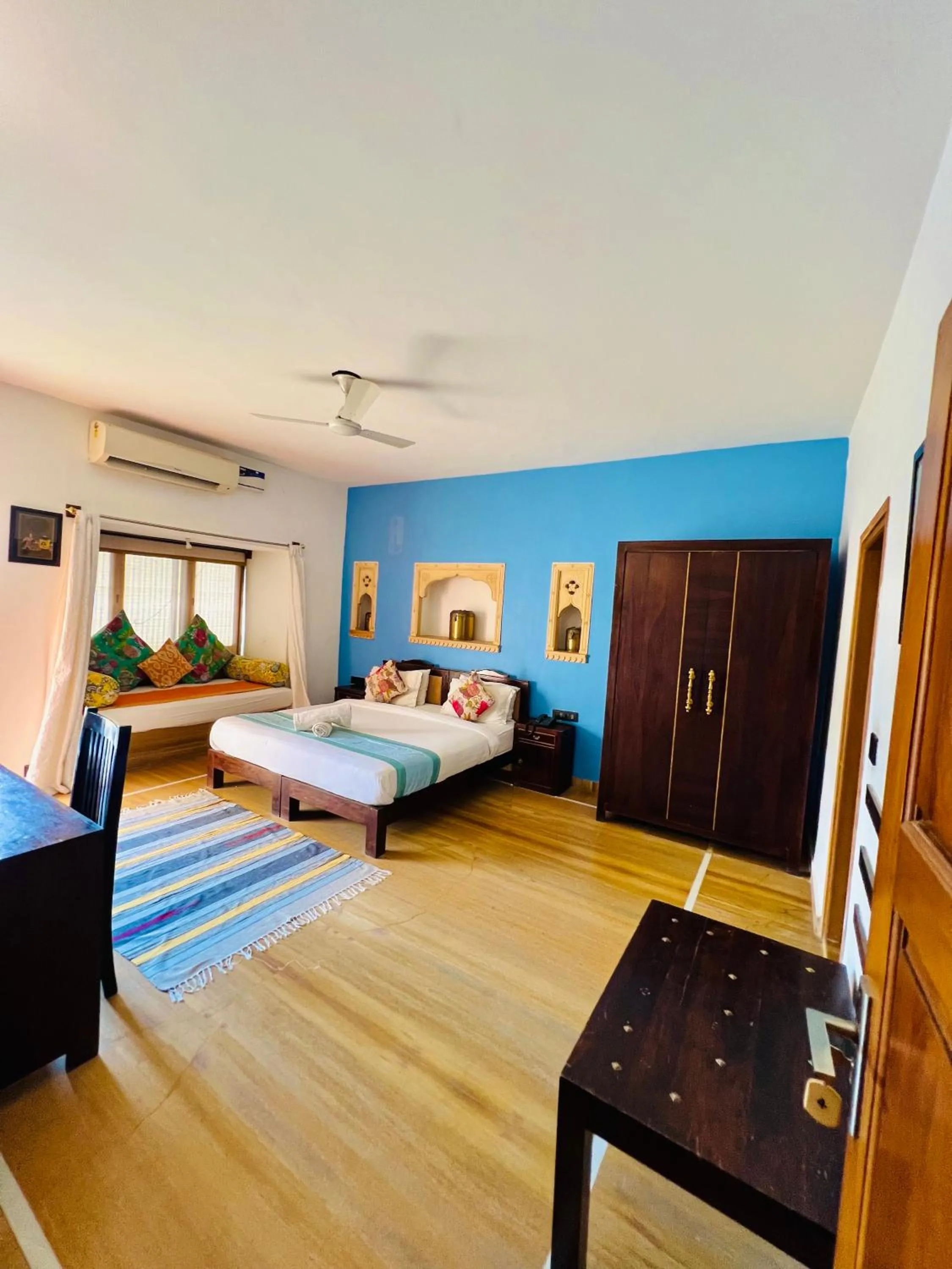 Bedroom, Bed in Hotel Jaisan Haveli