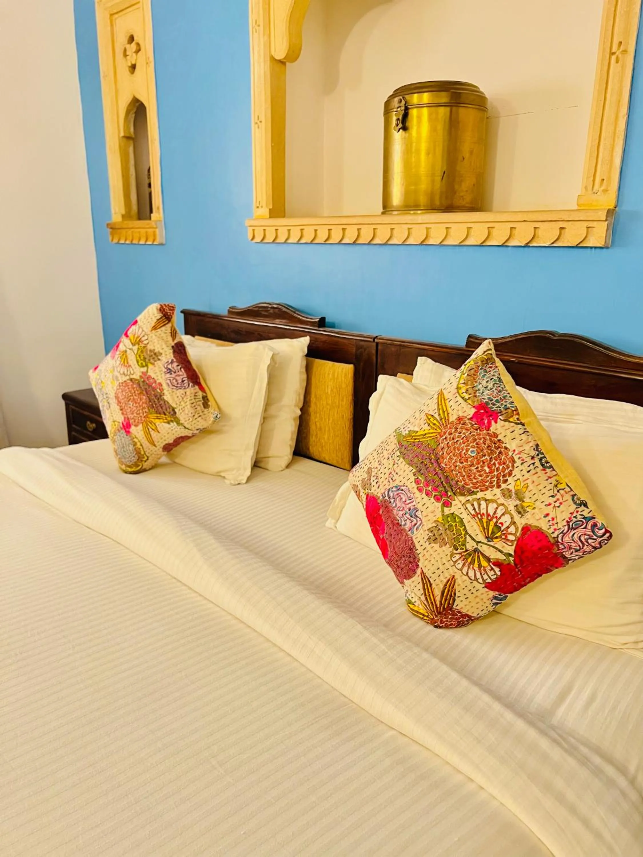 Bedroom, Bed in Hotel Jaisan Haveli