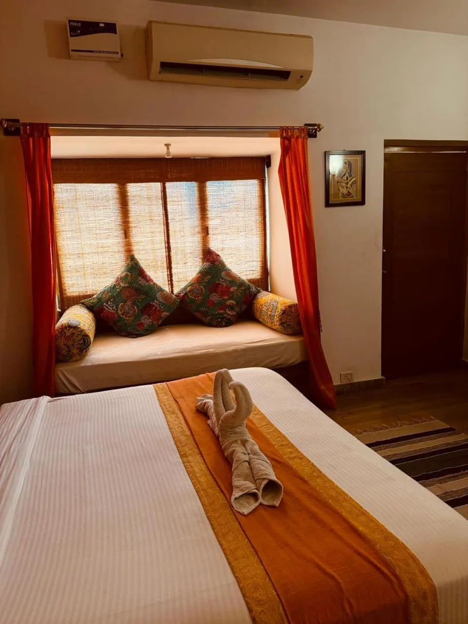 Bedroom, Bed in Hotel Jaisan Haveli