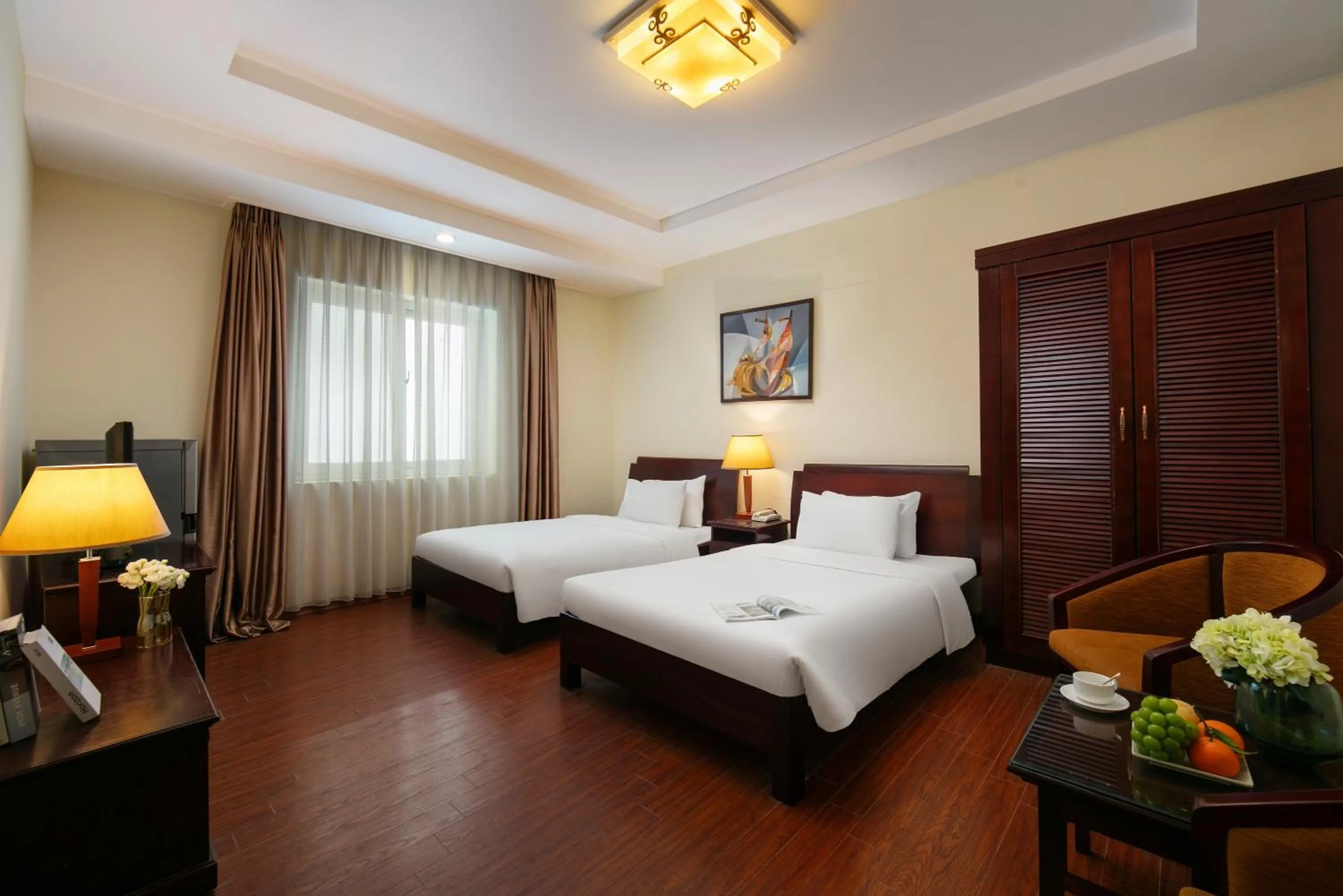 Bed in Sao Mai Boutique Hotel