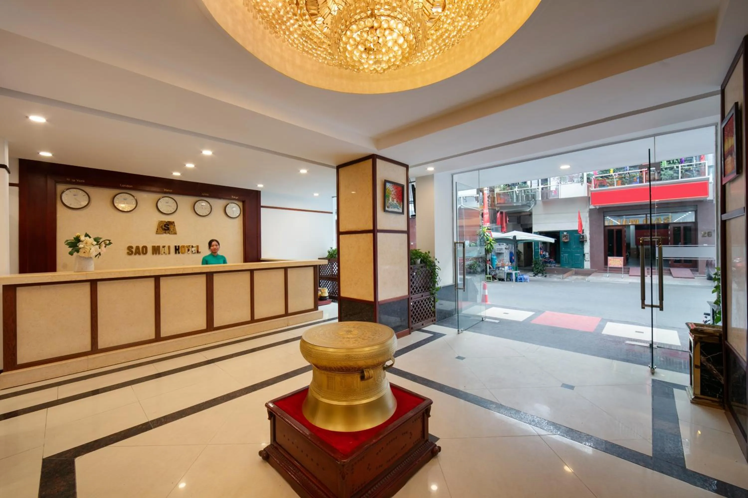 Lobby or reception in Sao Mai Boutique Hotel